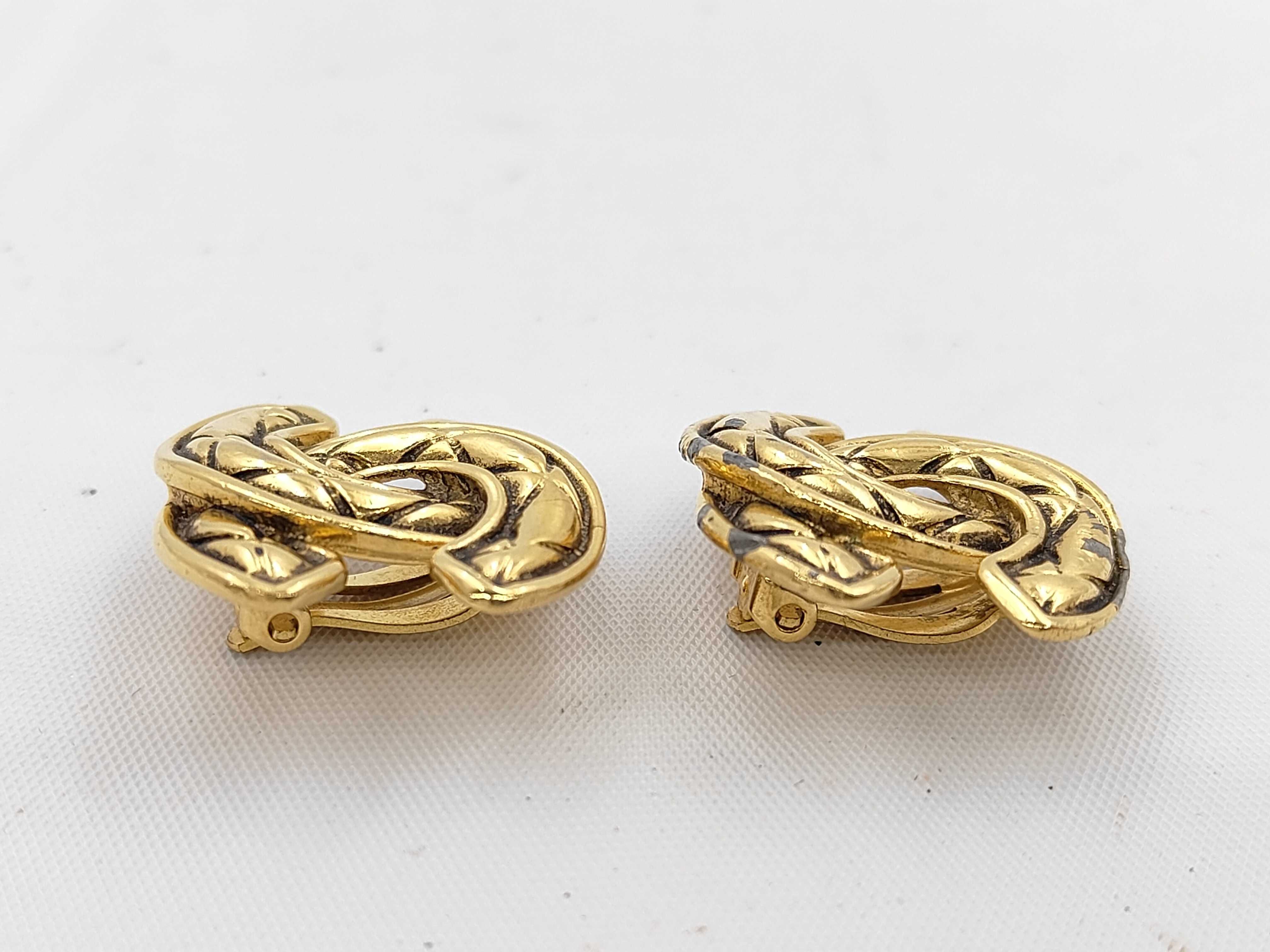 Matelassé Coco Mark Earrings — view 3