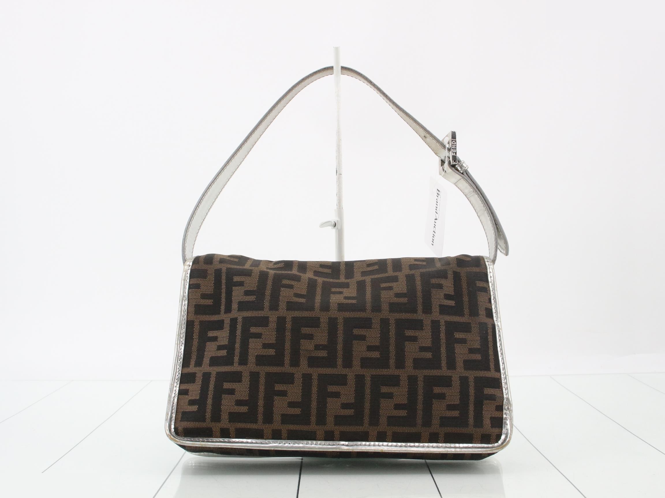 ZUCCA (bag) - One-shoulder bag, silver and brown — view 2