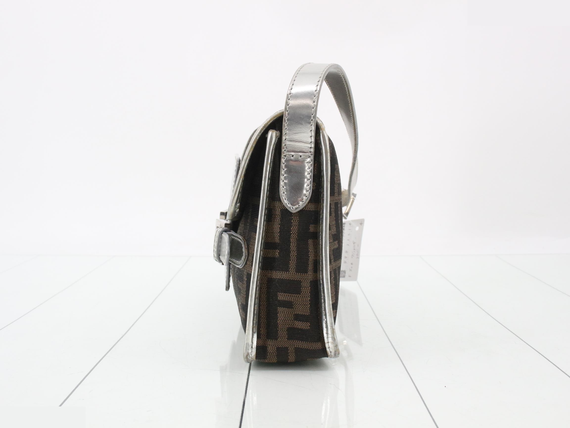 ZUCCA (bag) - One-shoulder bag, silver and brown — view 3