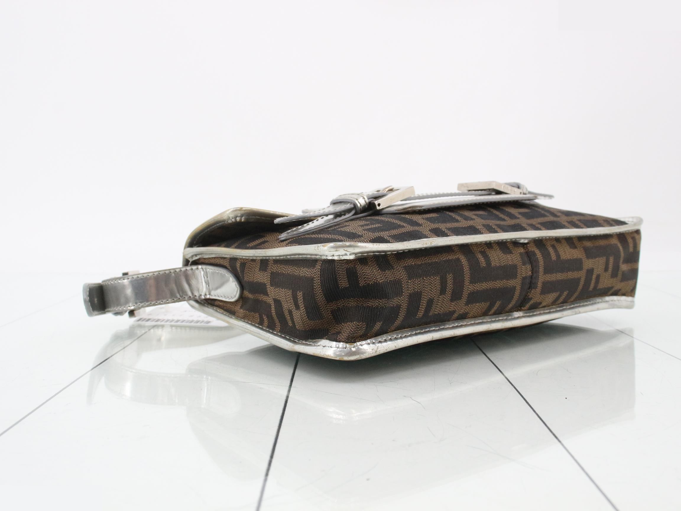 ZUCCA (bag) - One-shoulder bag, silver and brown — view 5