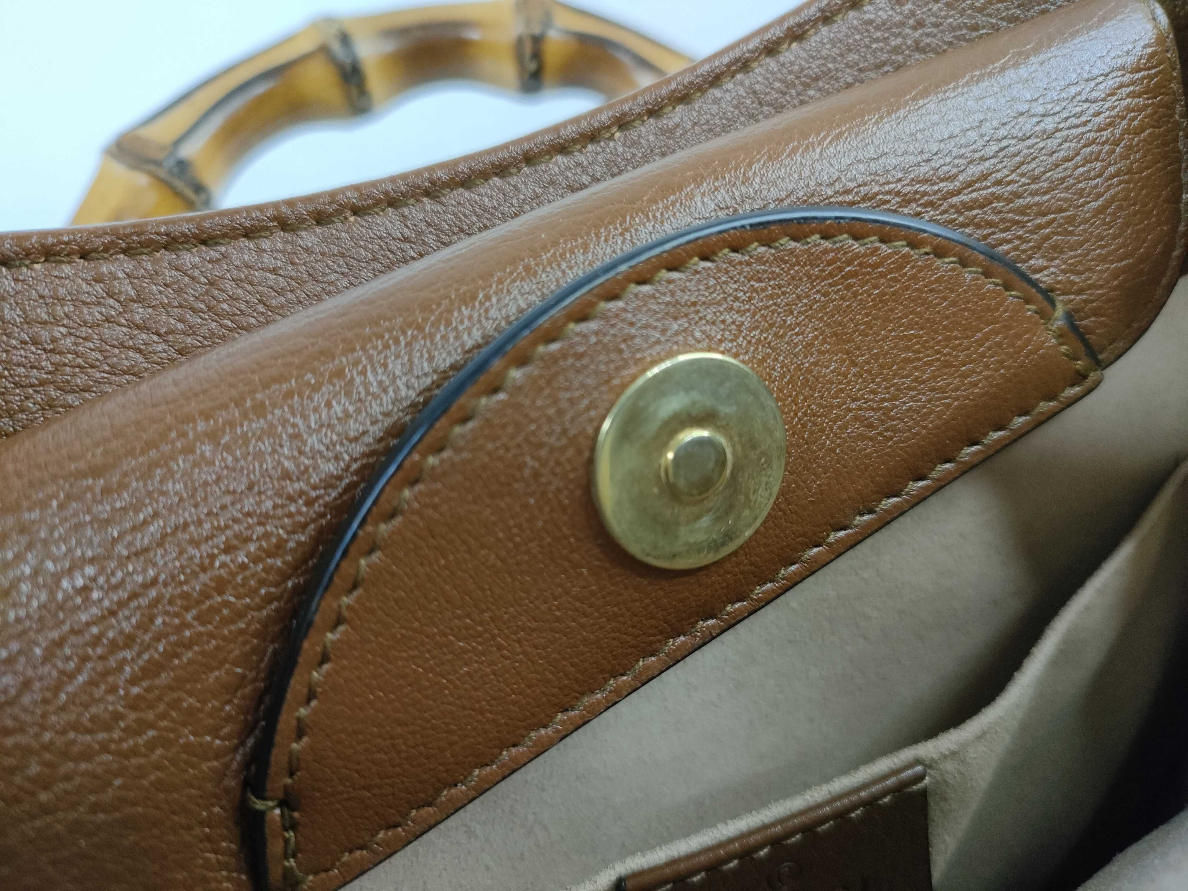 Bamboo Gucci Diana Handbag — view 11