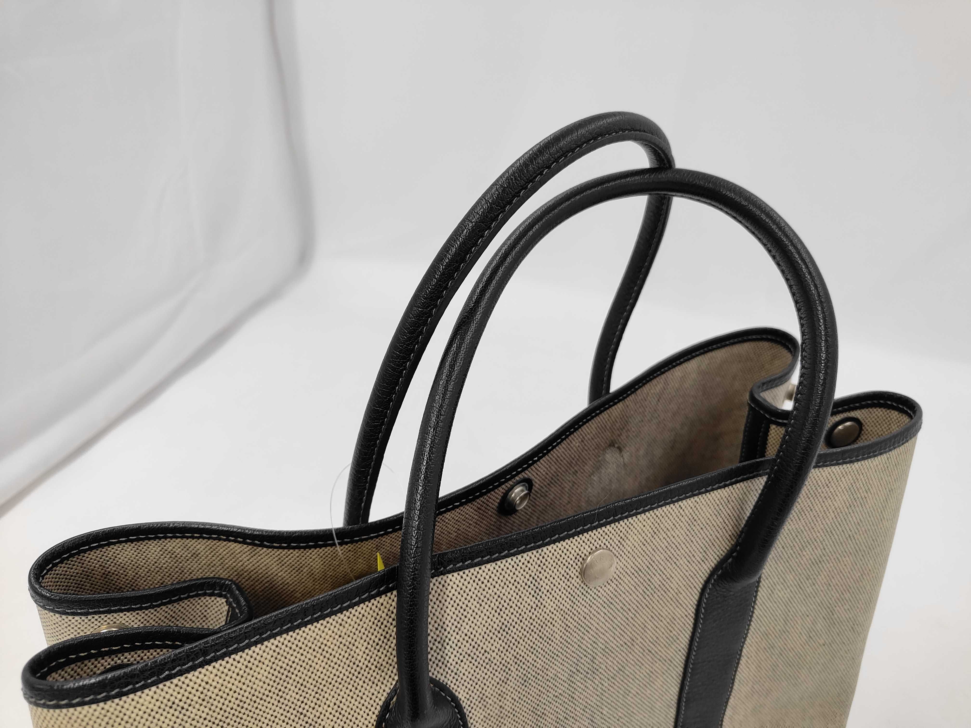 Garden Party PM Toile Ash Black Tote Bag — view 4