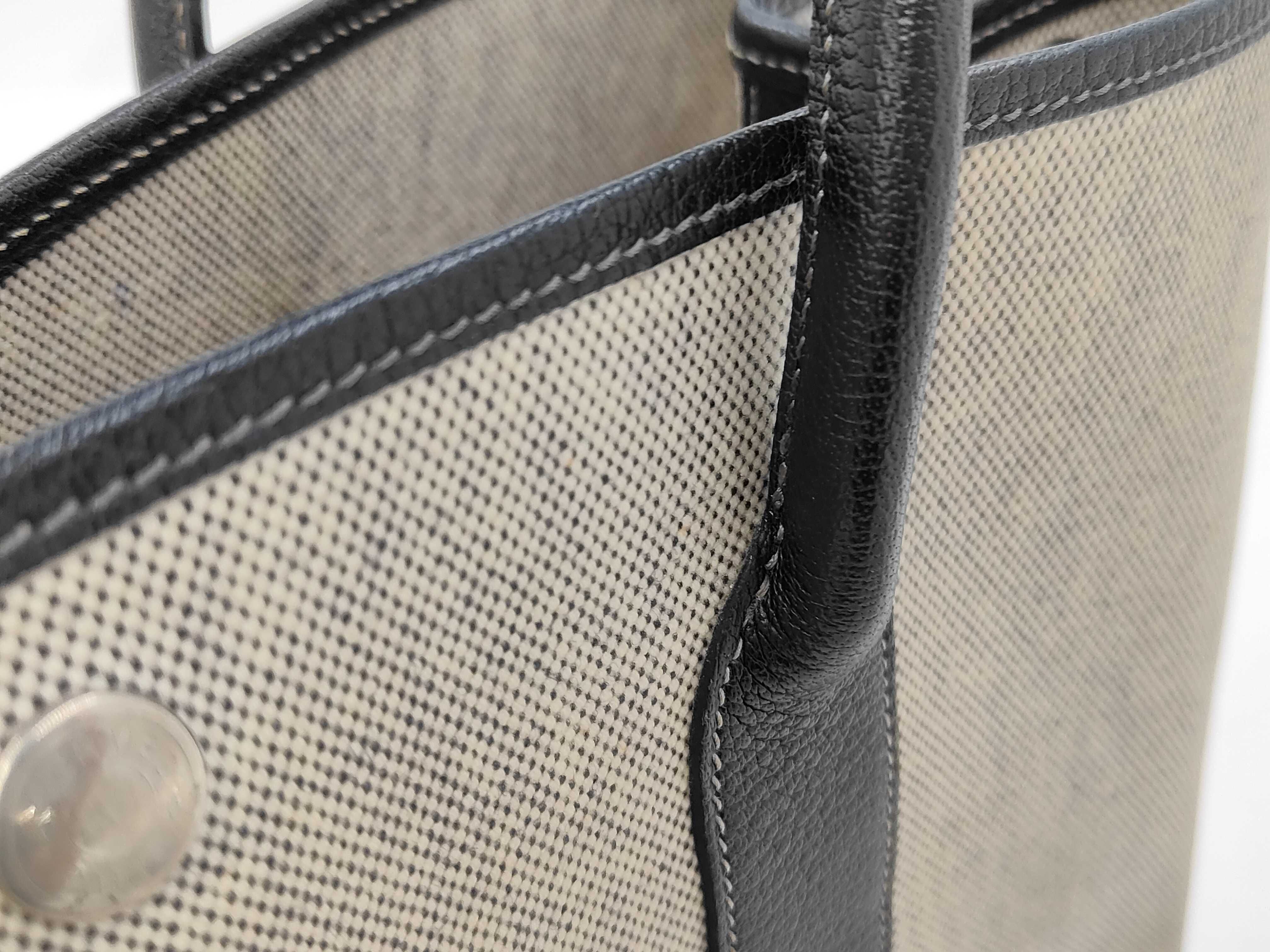 Garden Party PM Toile Ash Black Tote Bag — view 5