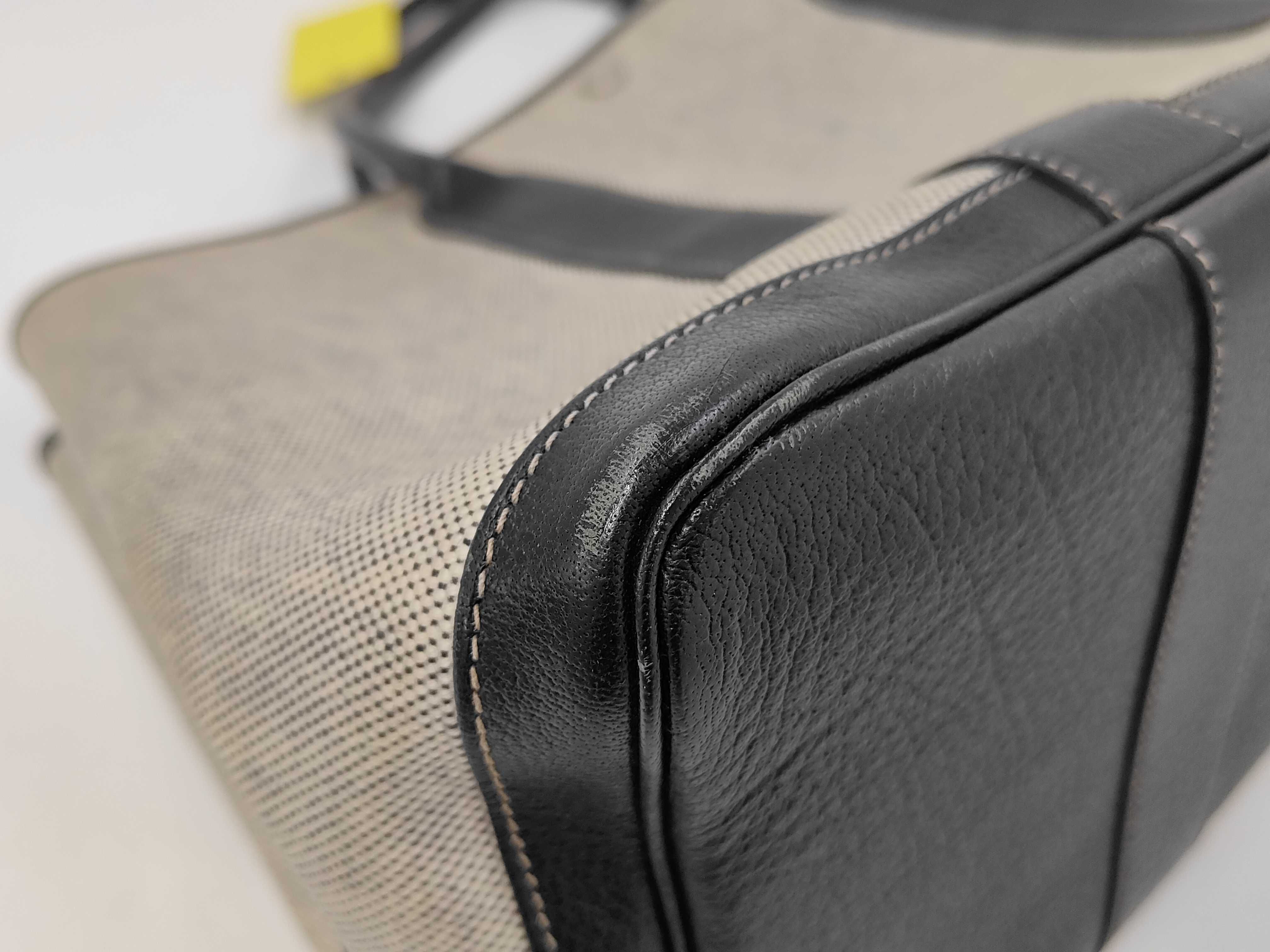 Garden Party PM Toile Ash Black Tote Bag — view 7