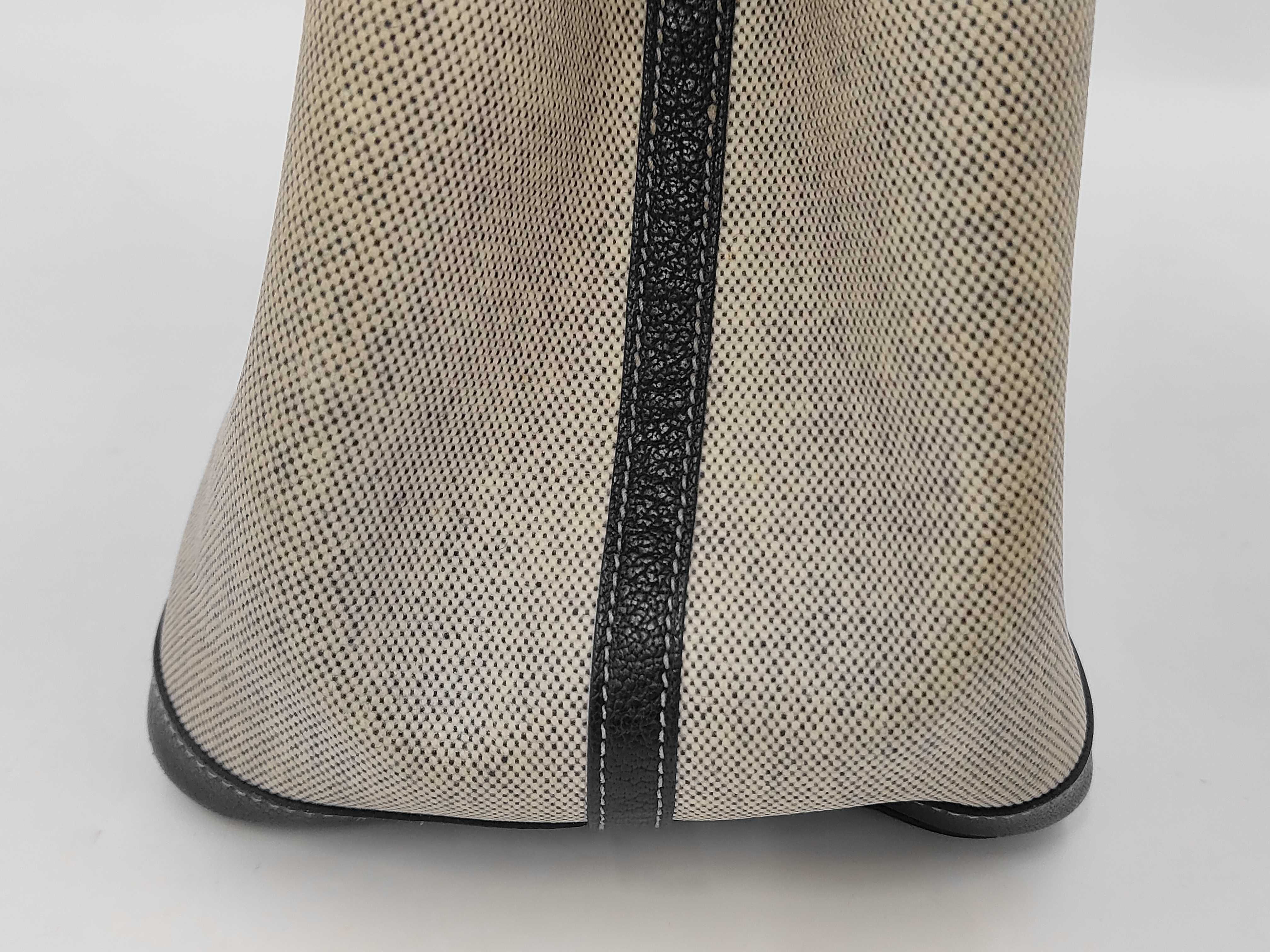 Garden Party PM Toile Ash Black Tote Bag — view 8