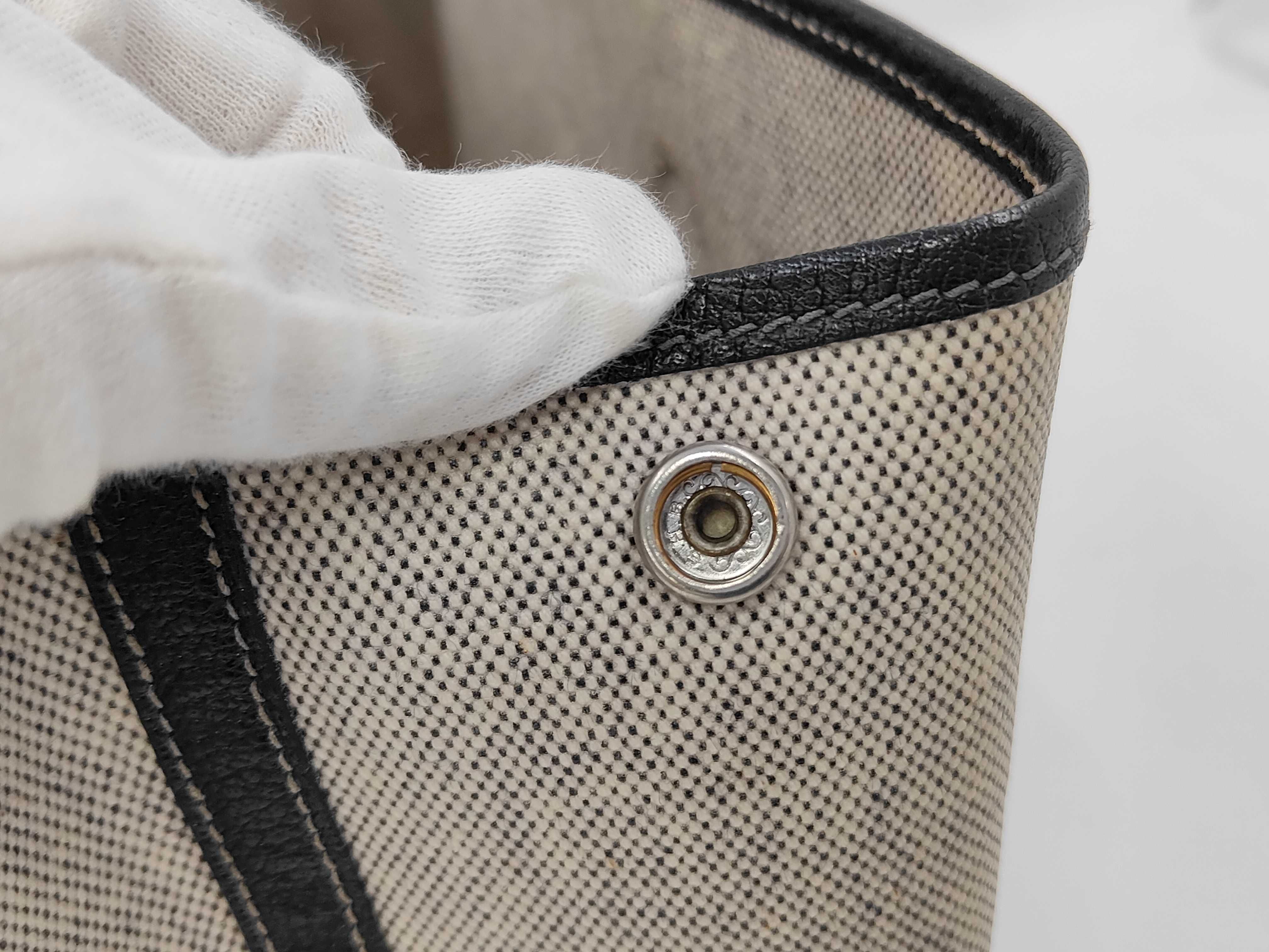 Garden Party PM Toile Ash Black Tote Bag — view 9