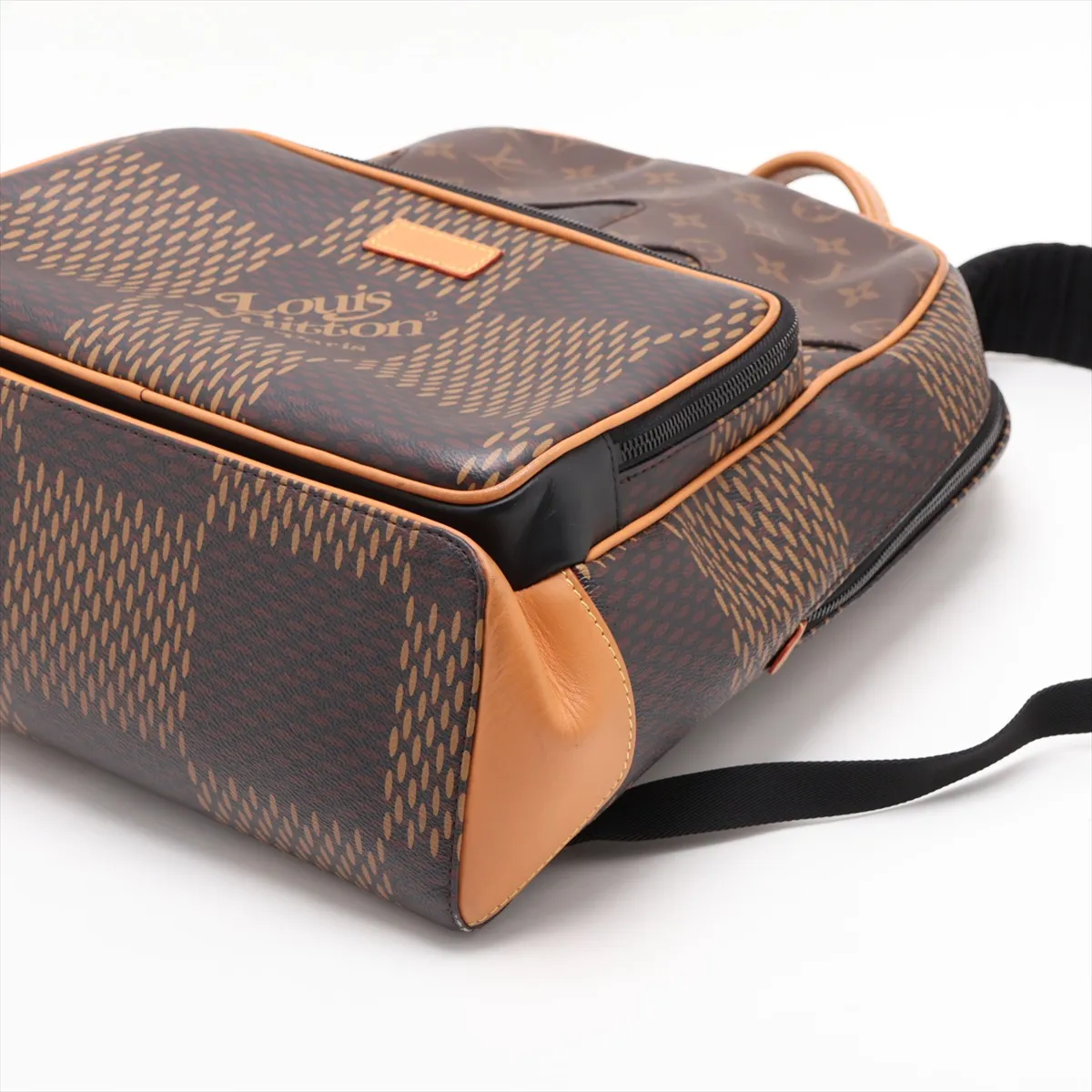 x NIGO Damier Giant Canvas Backpack N40380 Brown CA2240 — view 3