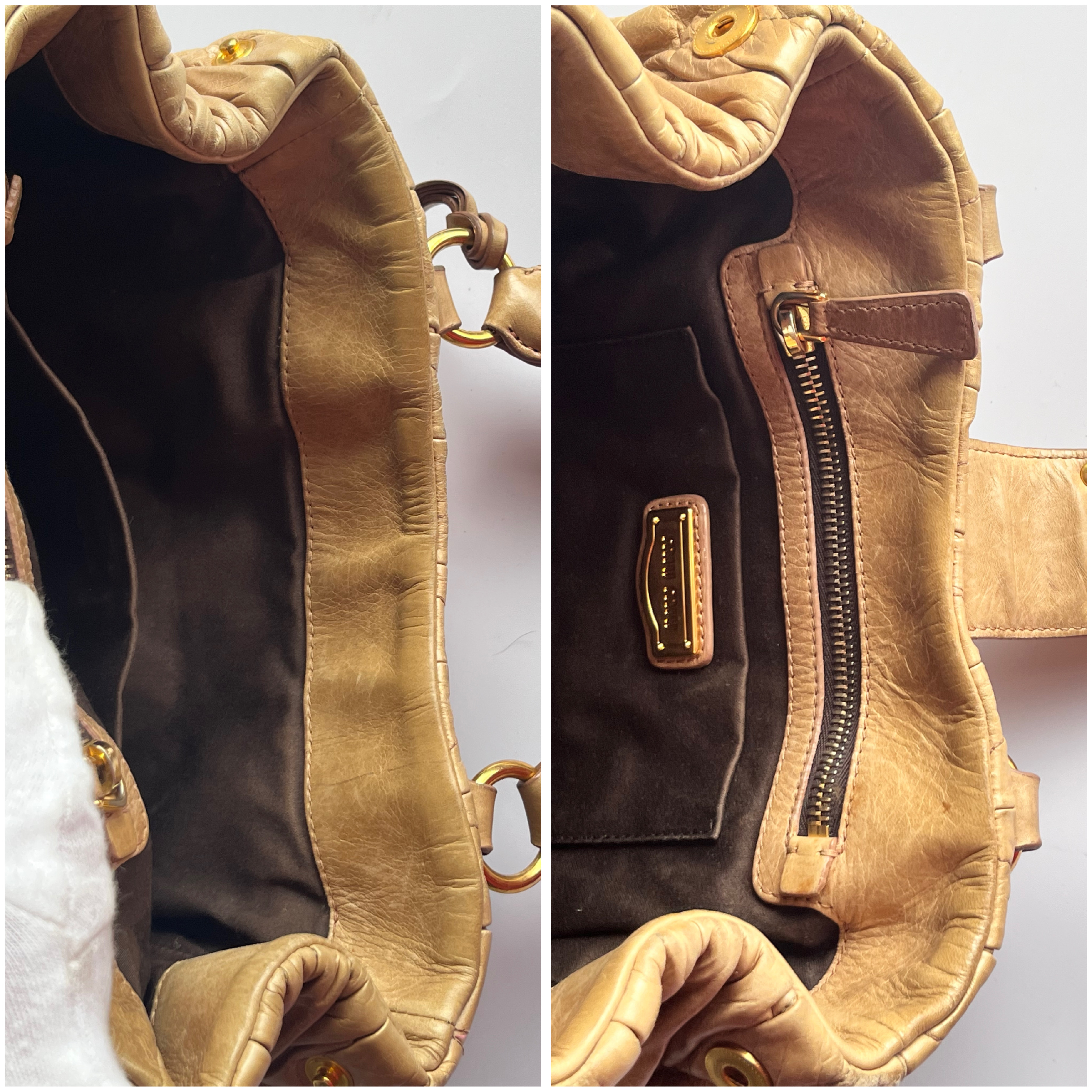 Vitello Luxe 2-Way Handbag with Shoulder Strap — view 9