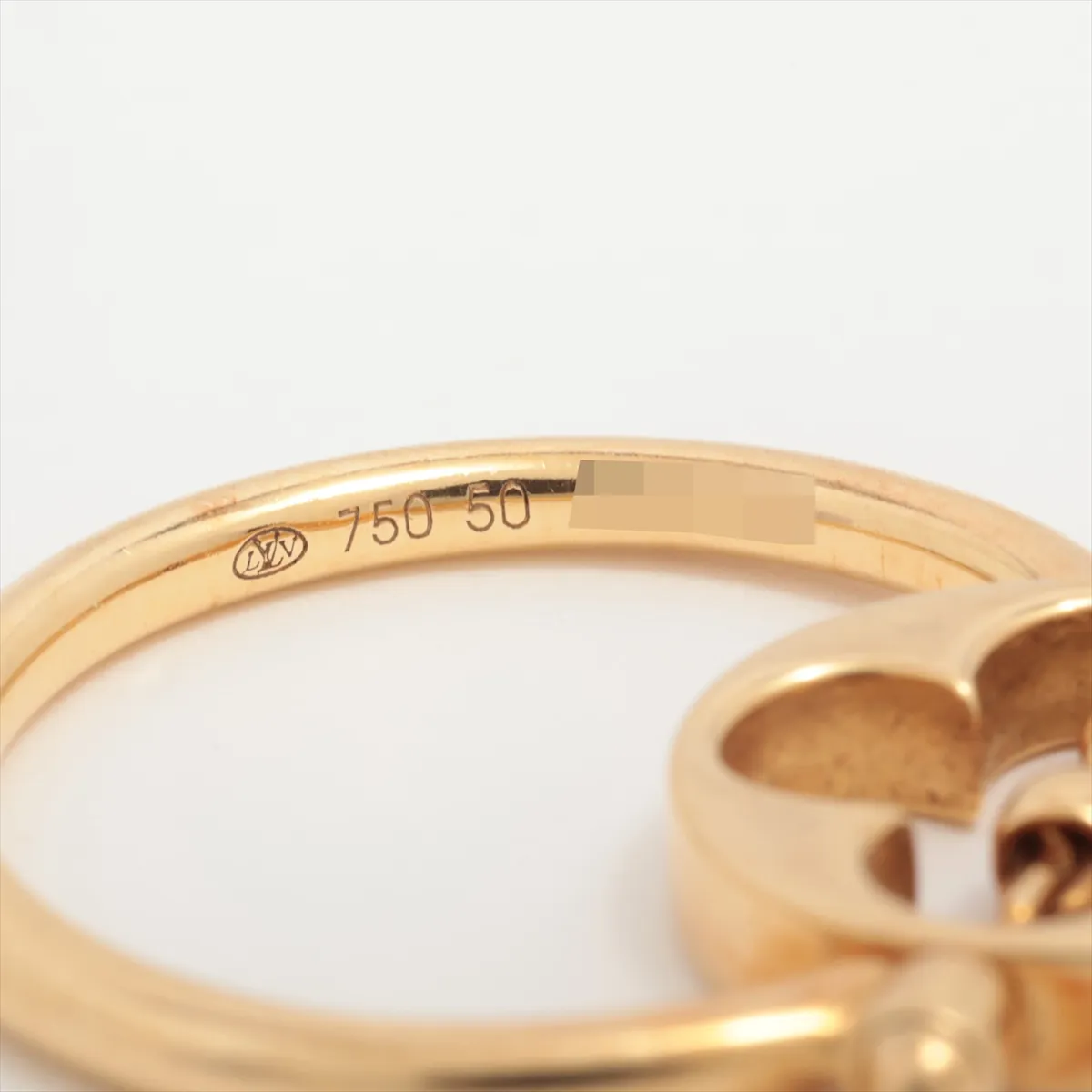 Ring 750(YG) 3.7g 50 AFA372 Berg Monogram Ideal Twist — view 4