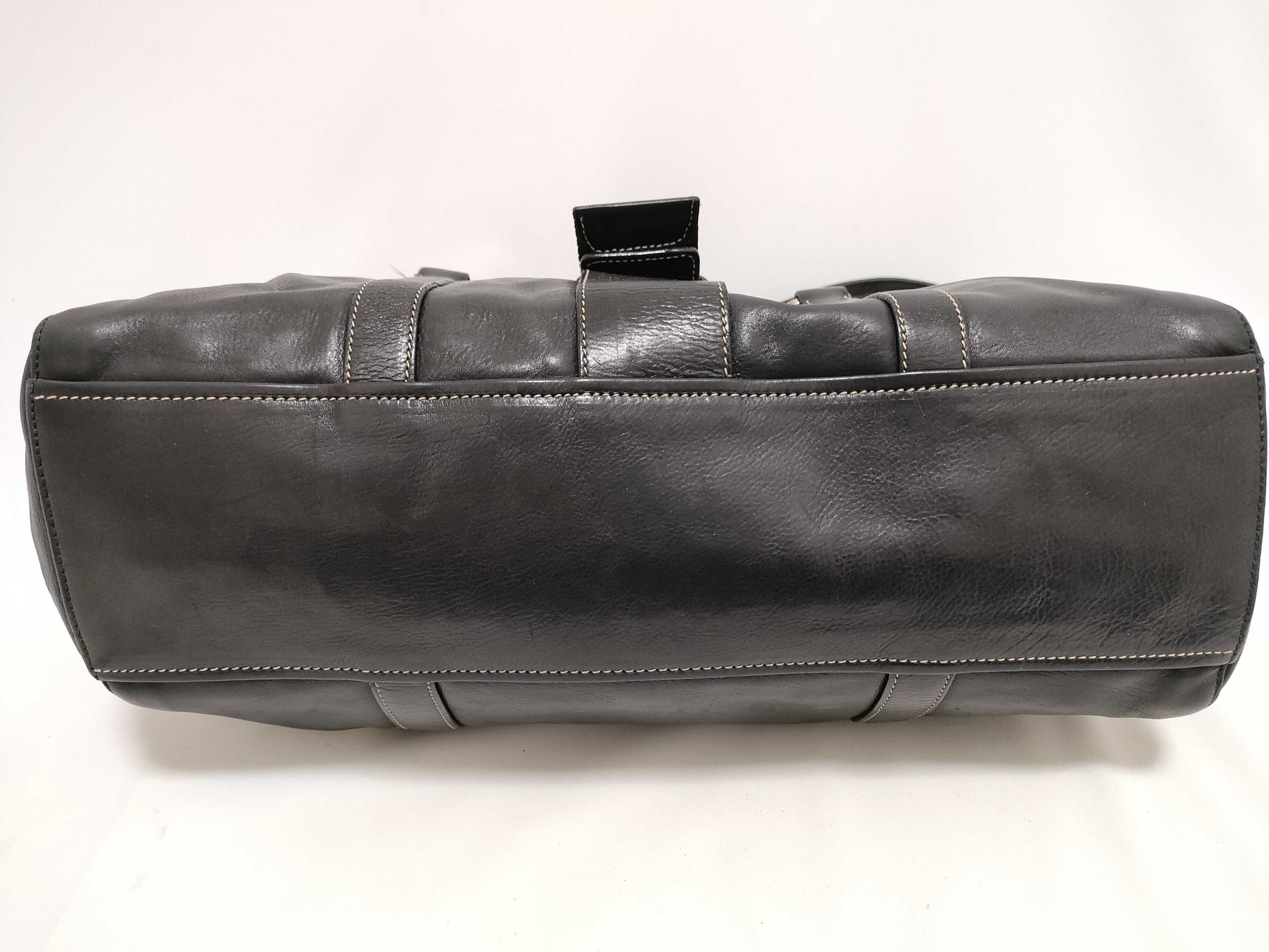 handbag, leather, black, triangular plate, BR2418 — view 7