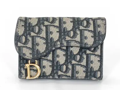 Trotter Dior Christian Trotter Oblique Coin Case 43 MA 0273 Coin Case