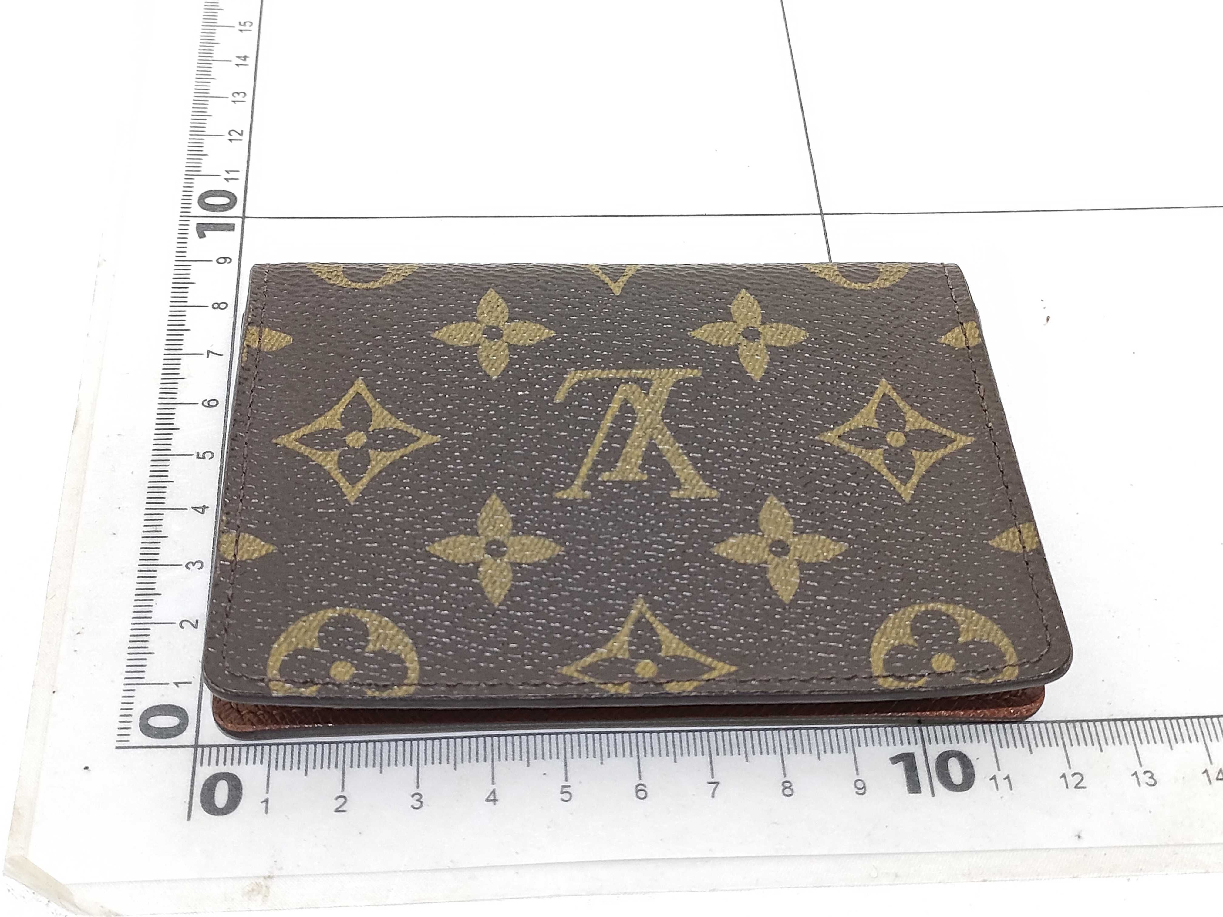 Monogram Louis Vuitton Monogram Porte 2 Cartes Vertical Card Case Pass Case M60533 CA0021 Card Case — view 2