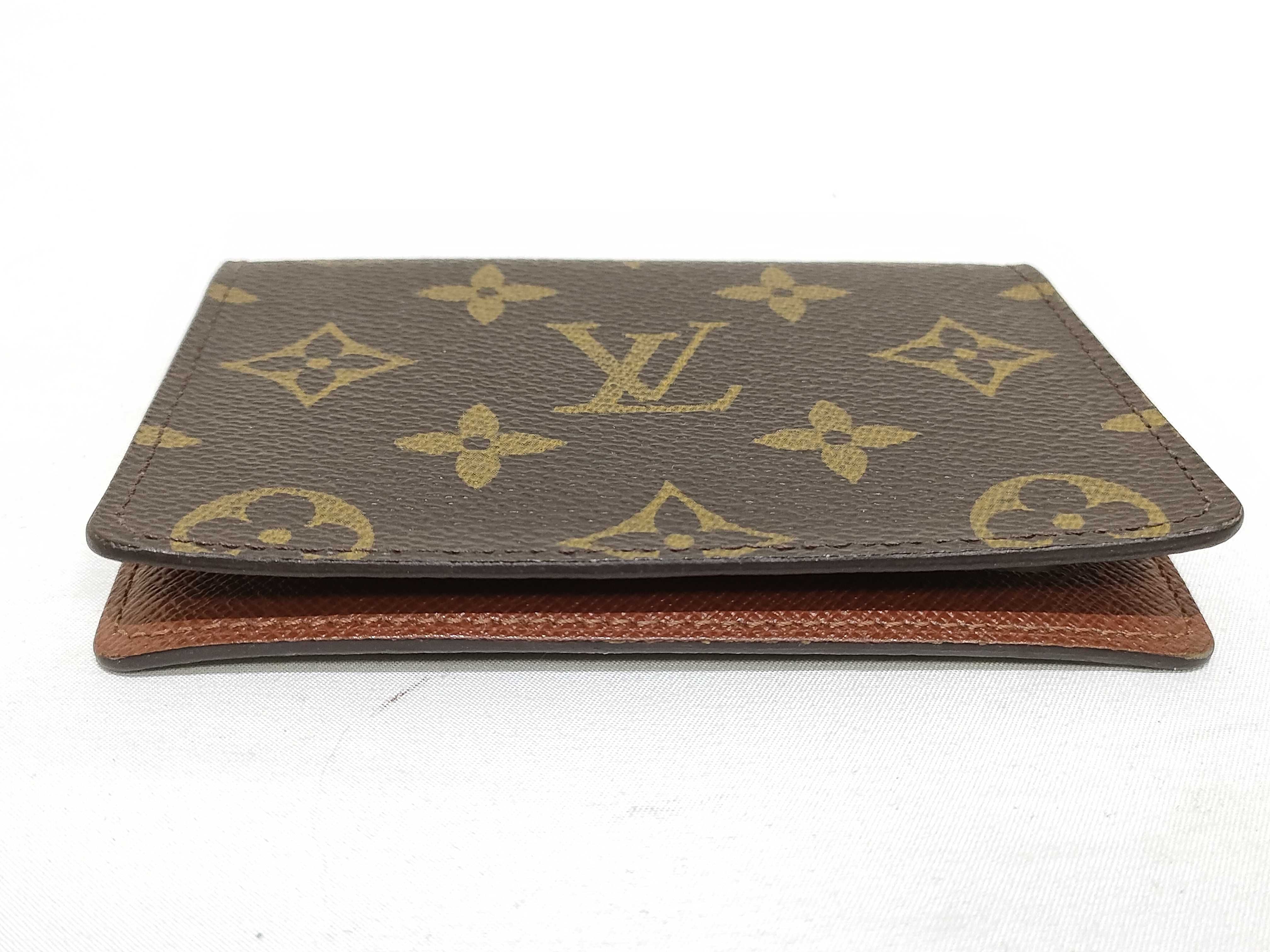 Monogram Louis Vuitton Monogram Porte 2 Cartes Vertical Card Case Pass Case M60533 CA0021 Card Case — view 3