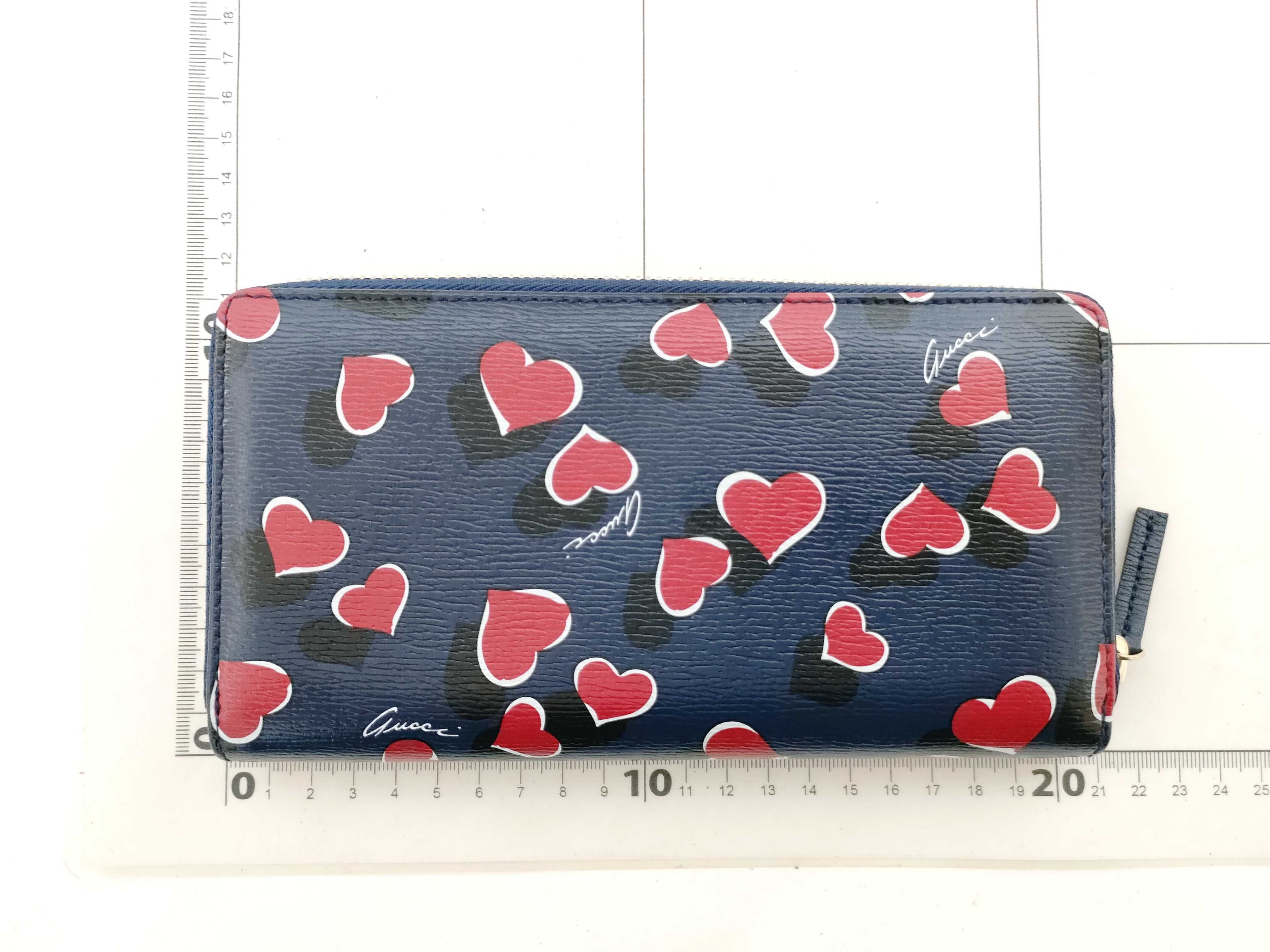 long wallet heart round zipper wallet — view 2