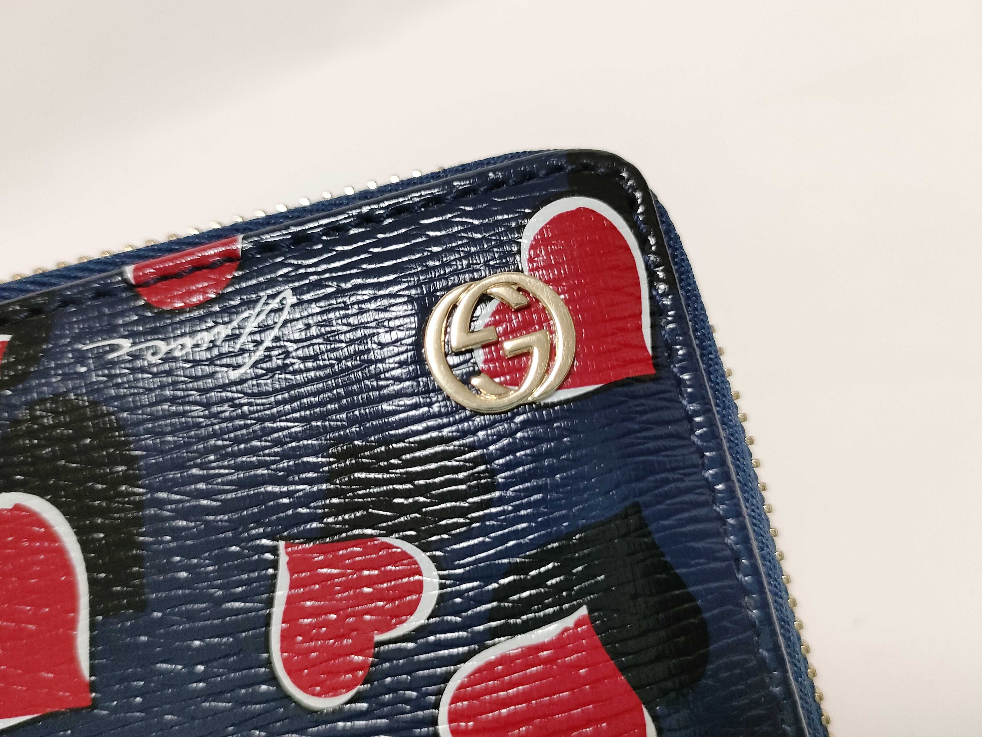 long wallet heart round zipper wallet — view 15