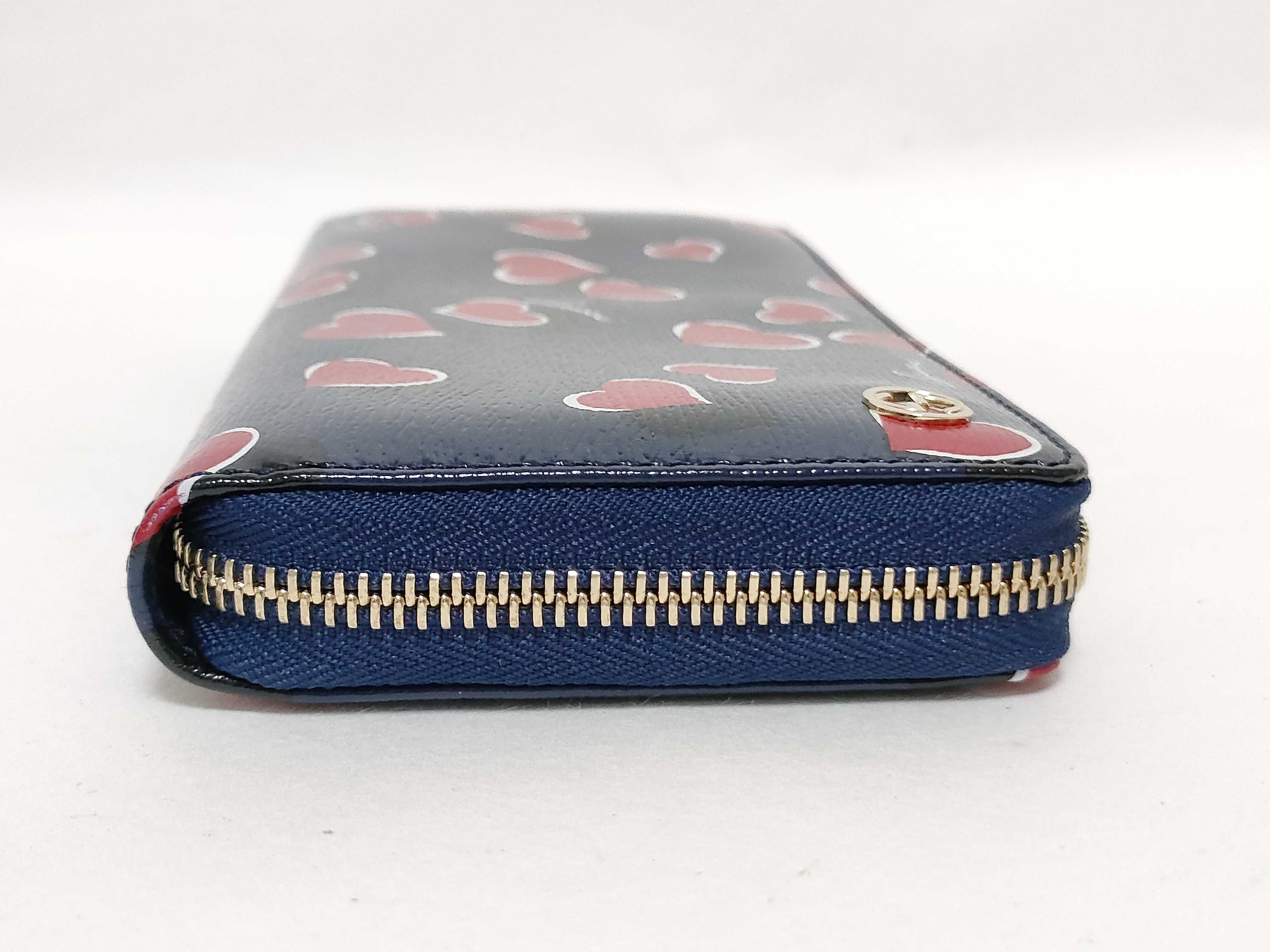 long wallet heart round zipper wallet — view 3