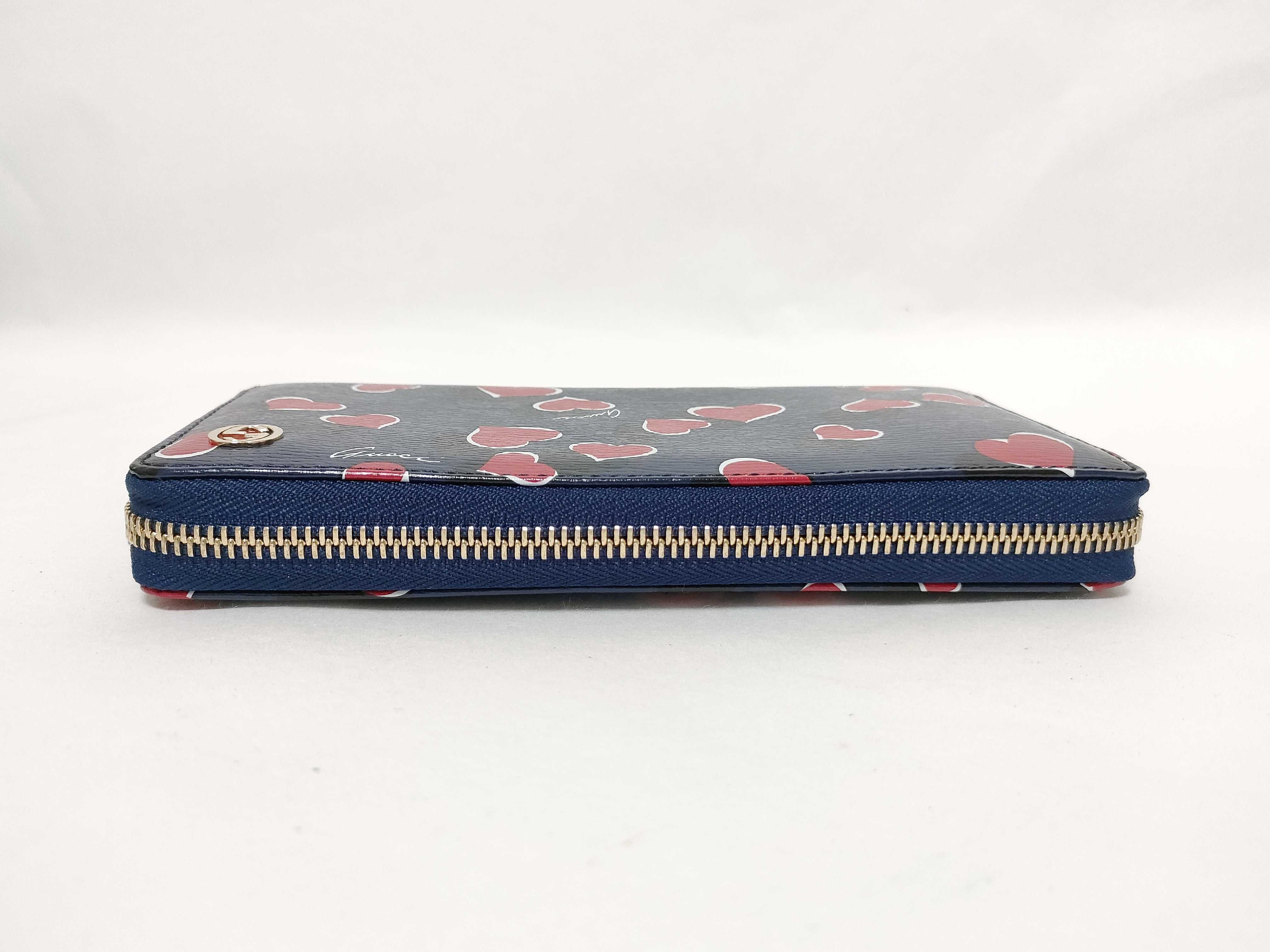 long wallet heart round zipper wallet — view 6