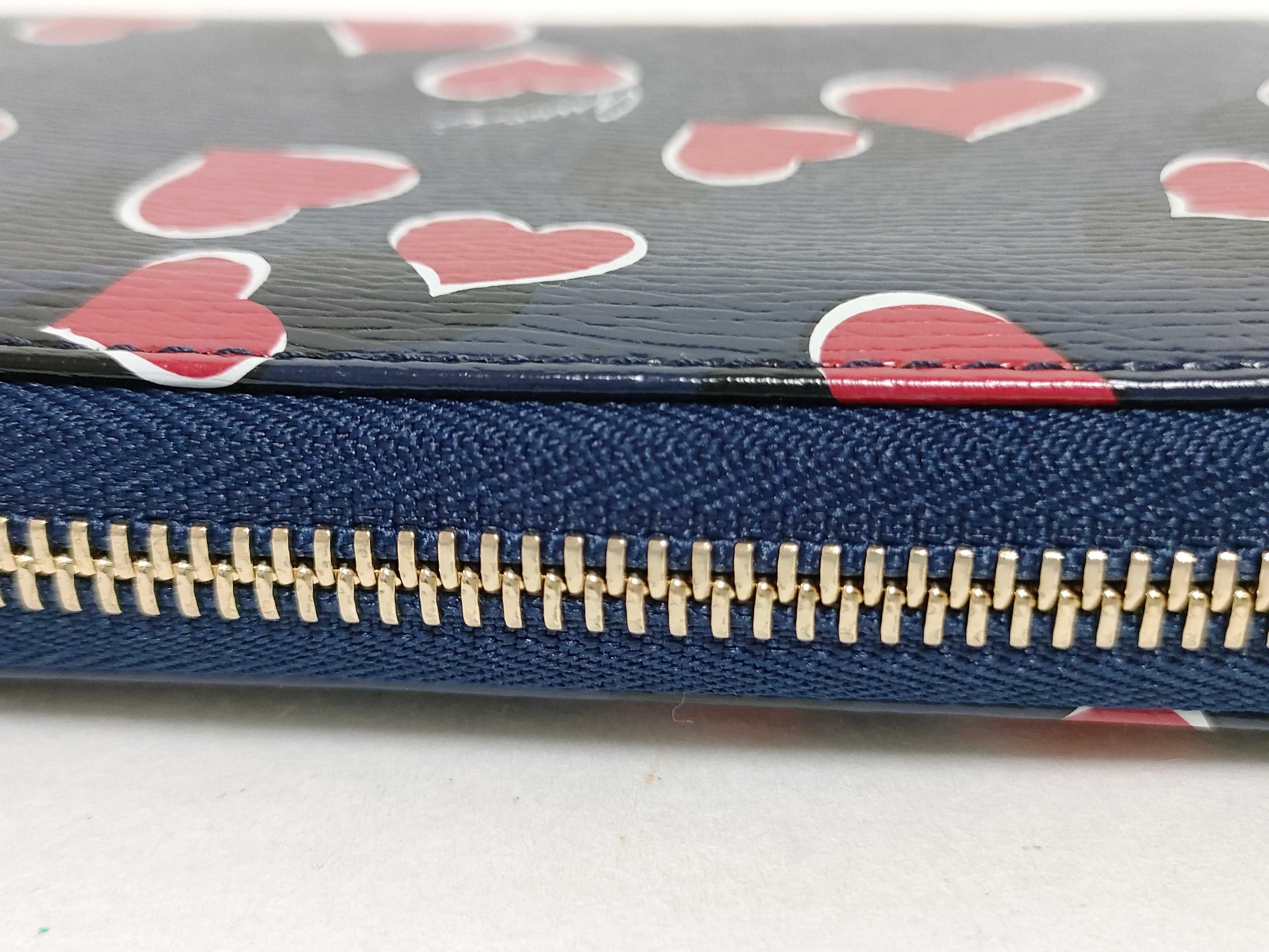 long wallet heart round zipper wallet — view 8