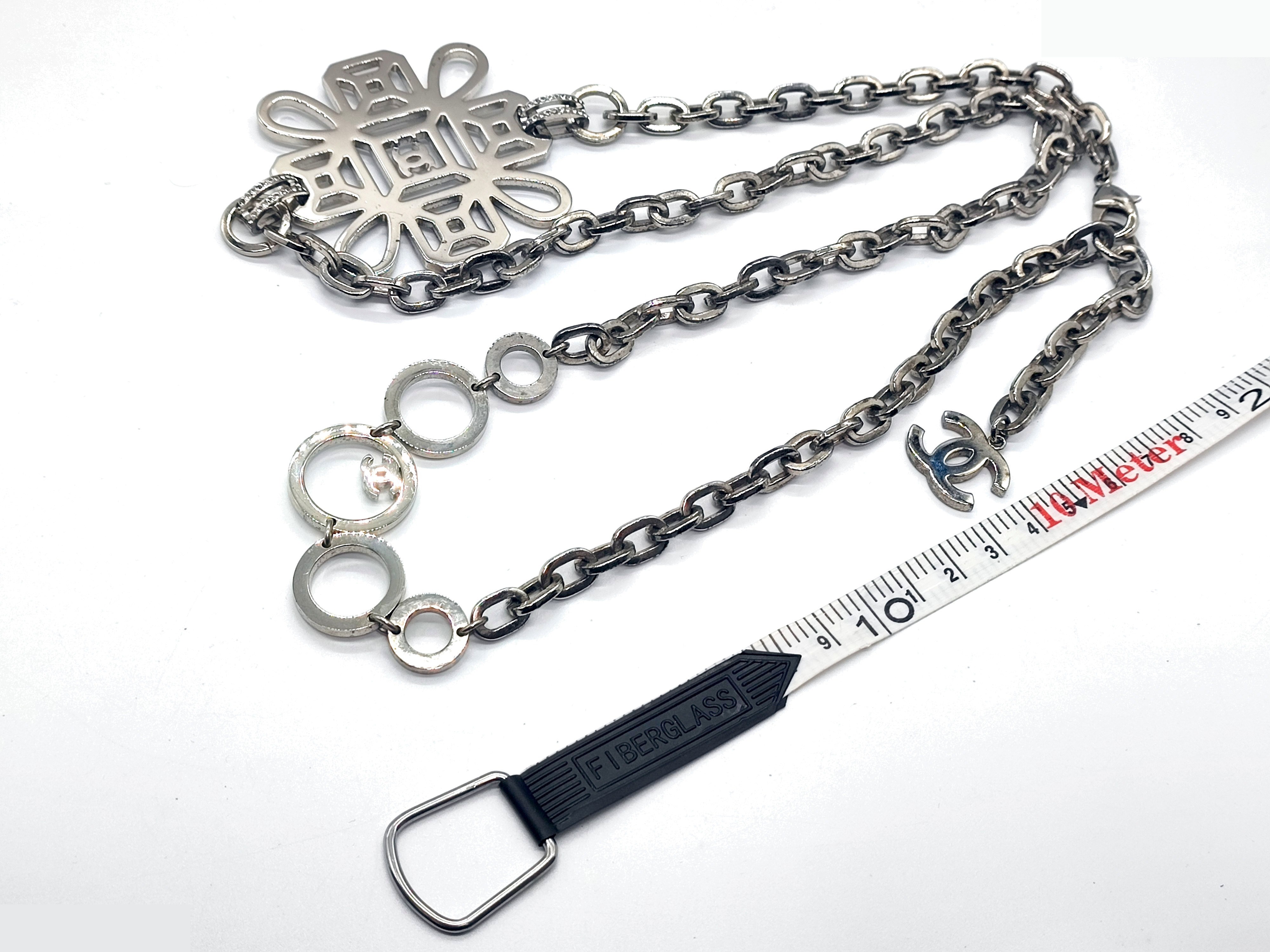 Coco Mark Rhinestone Big Top Necklace B17A — view 8