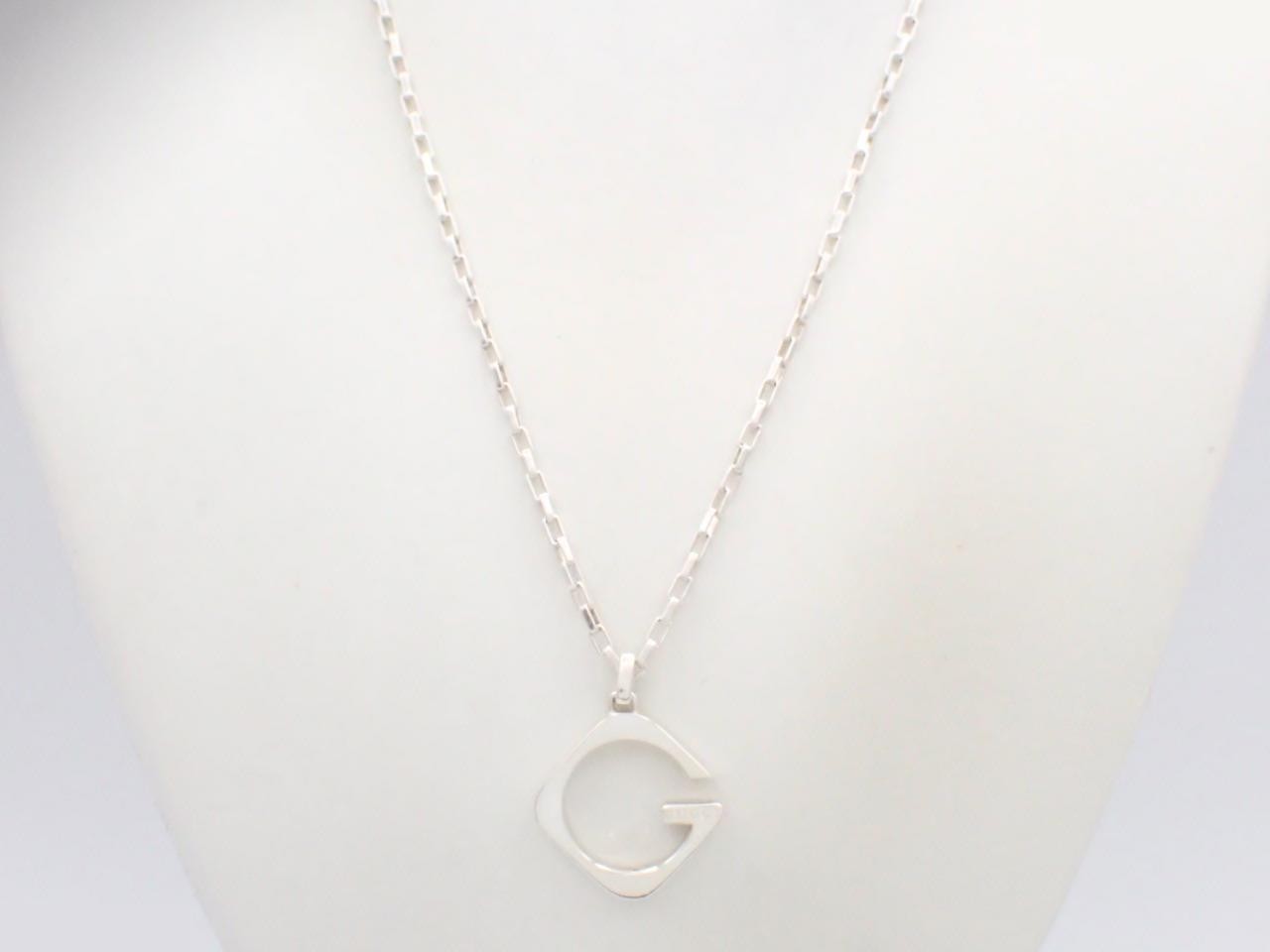 Square G chain necklace, 925 sterling silver, 11.6g — view 3