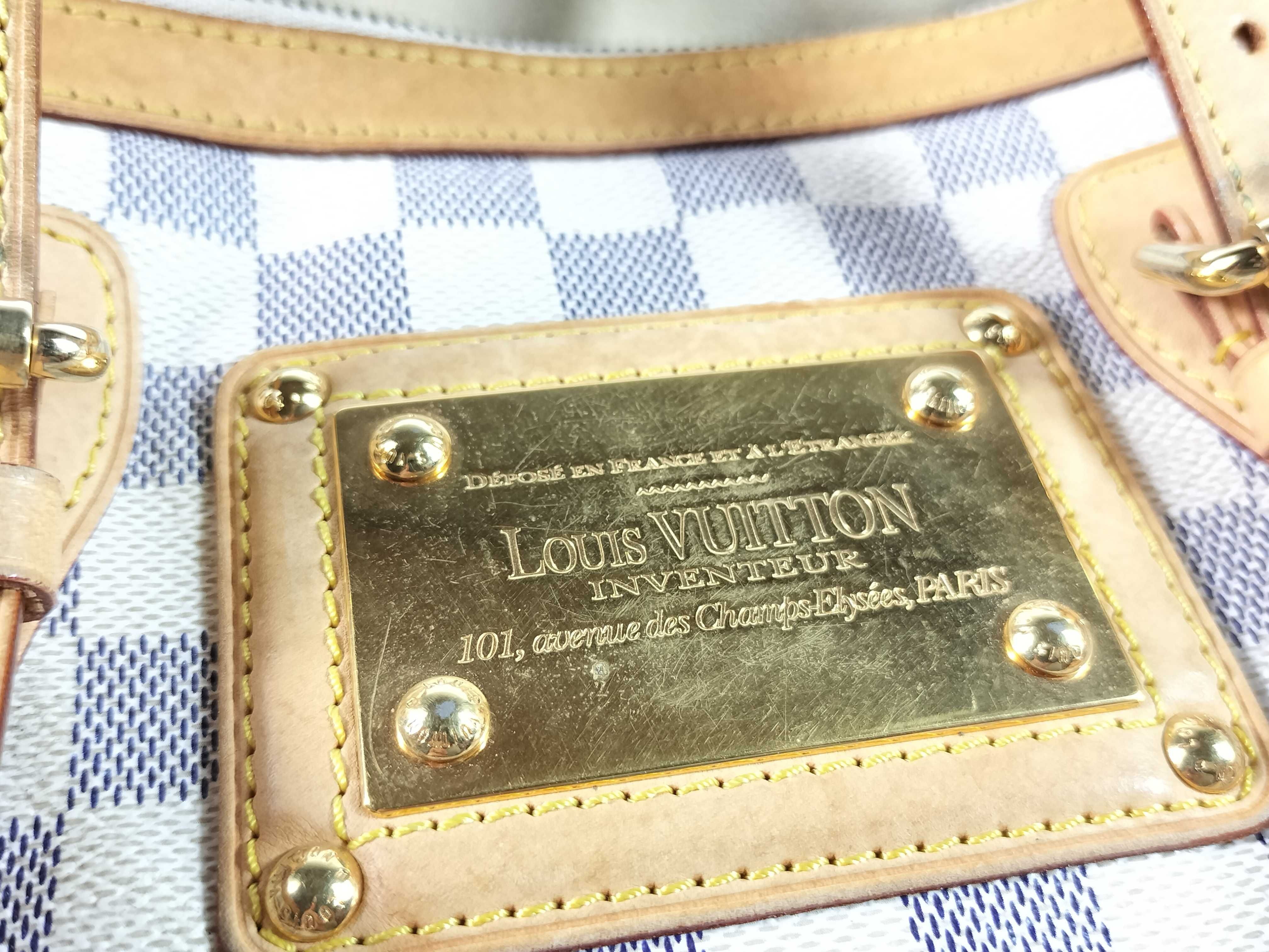 Damier Azur Berkeley N52001 DU2058 White Tote Bag — view 14