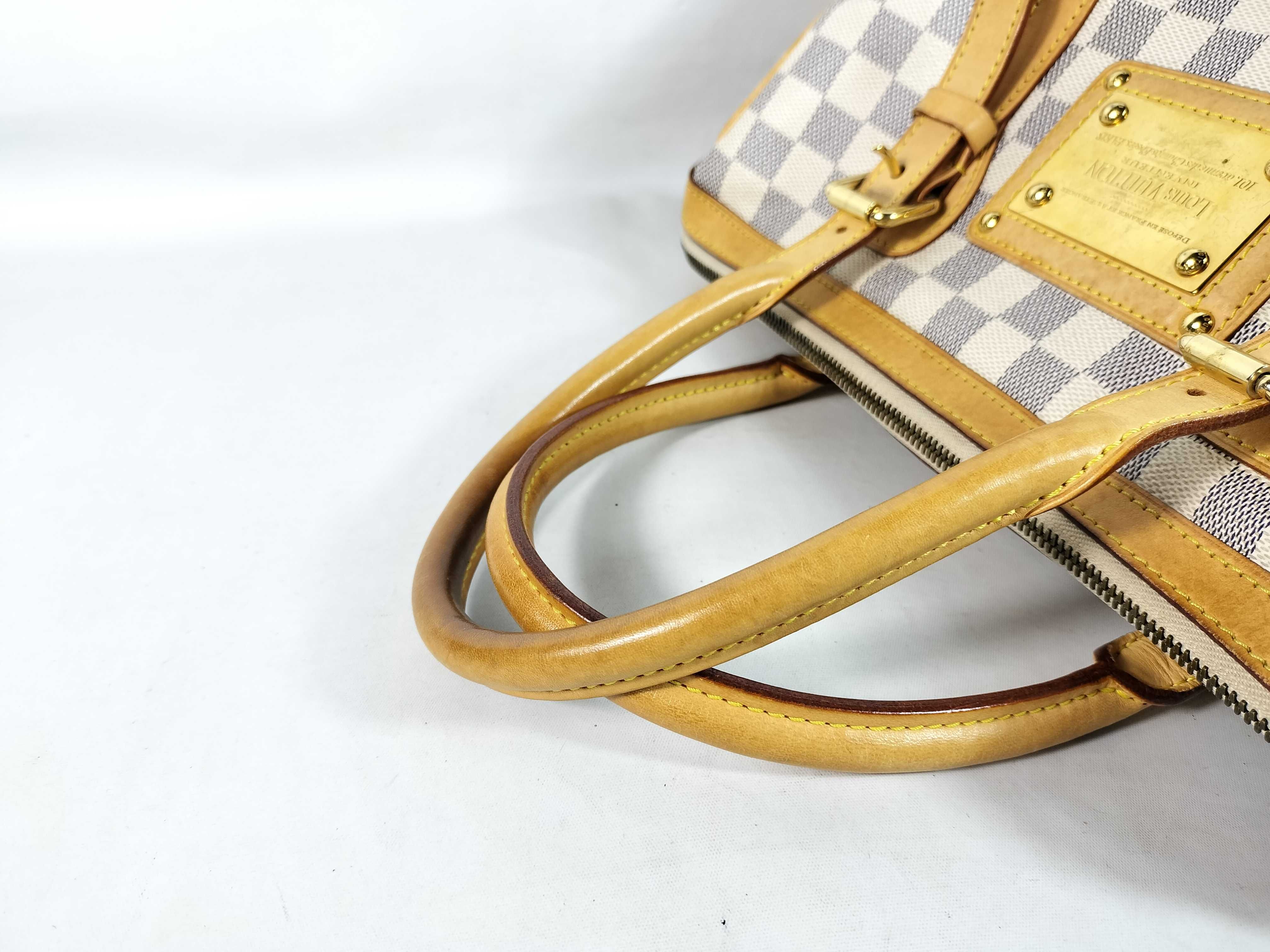 Damier Azur Berkeley N52001 DU2058 White Tote Bag — view 3
