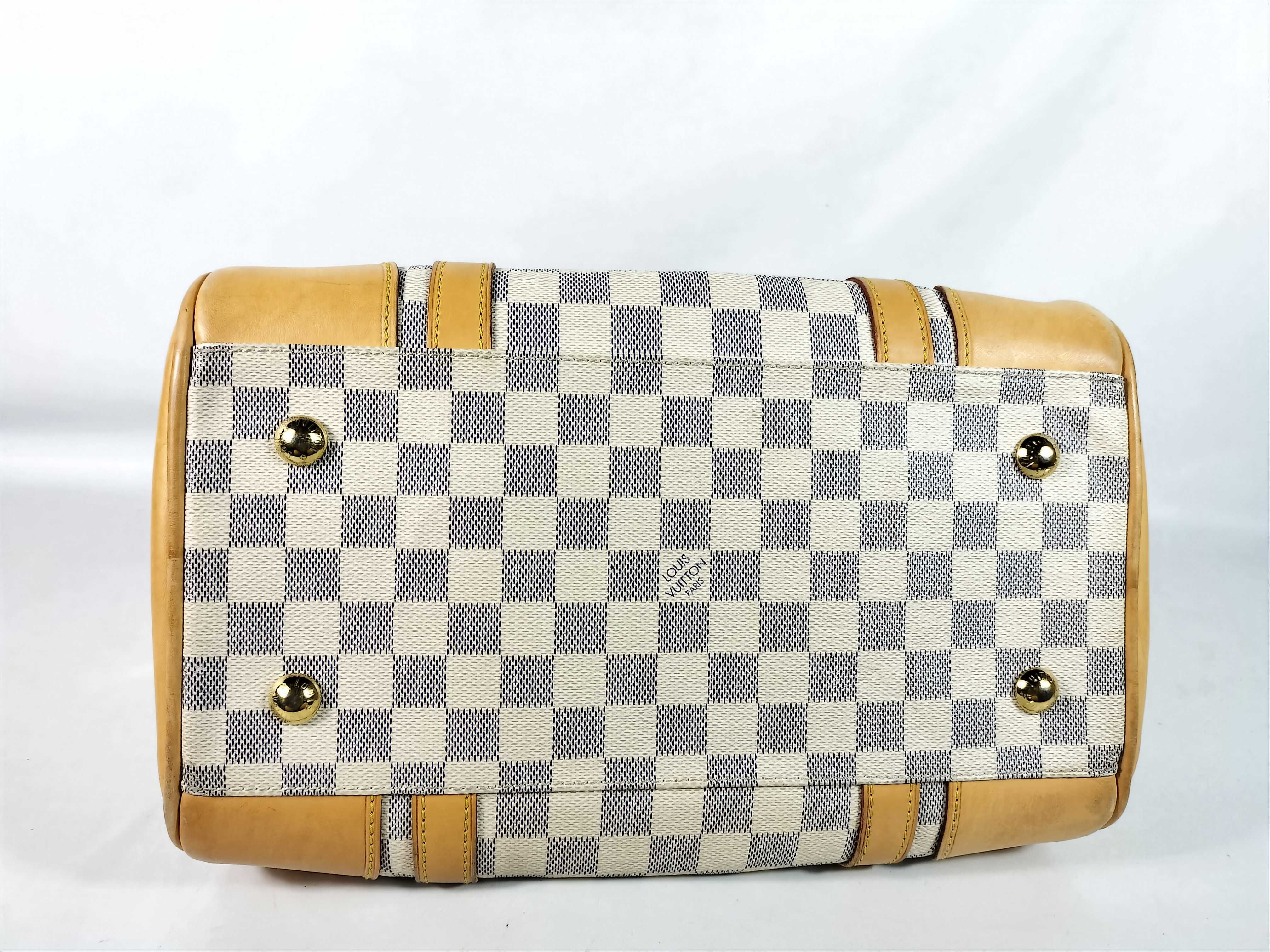 Damier Azur Berkeley N52001 DU2058 White Tote Bag — view 6