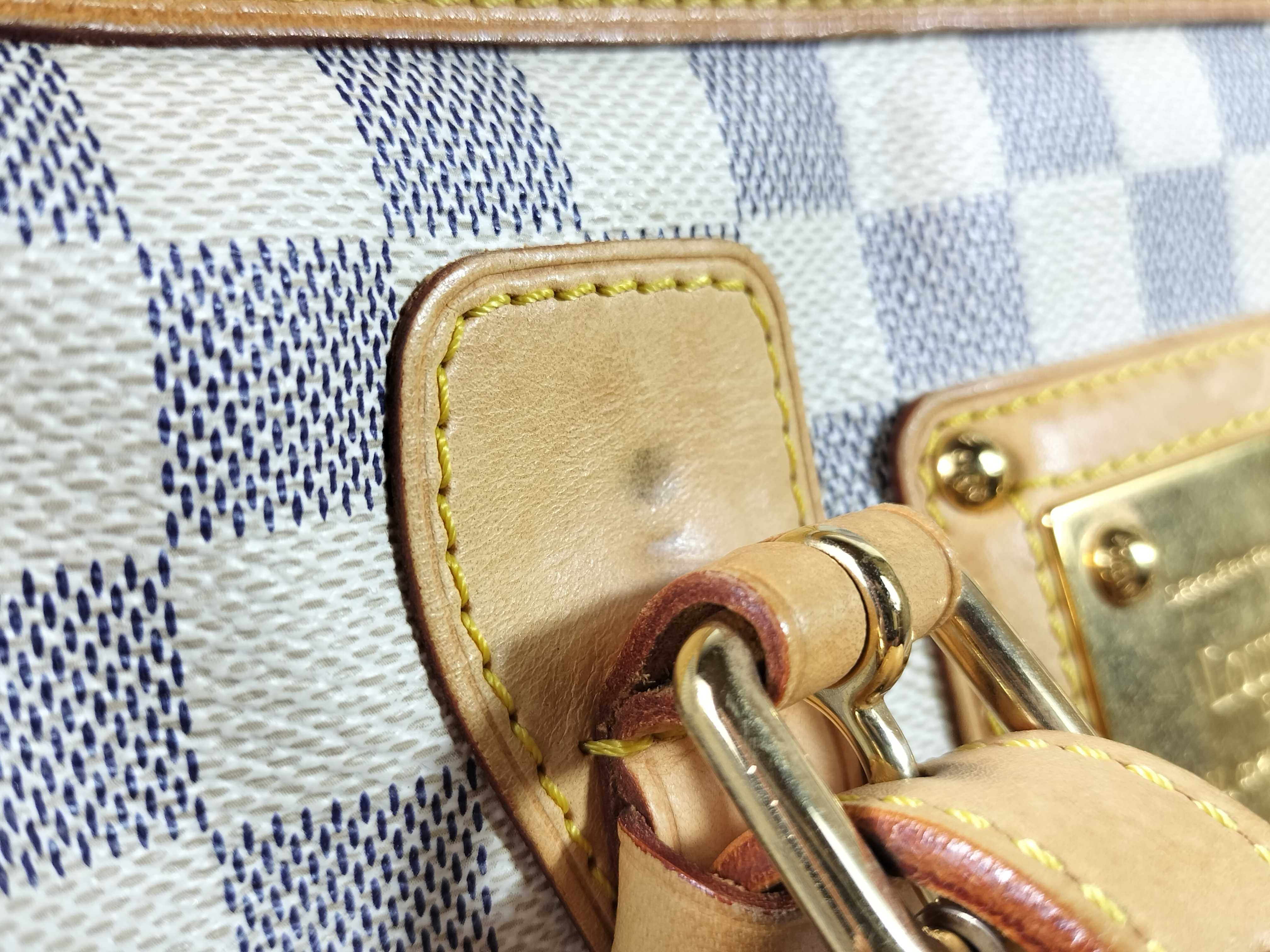 Damier Azur Berkeley N52001 DU2058 White Tote Bag — view 7