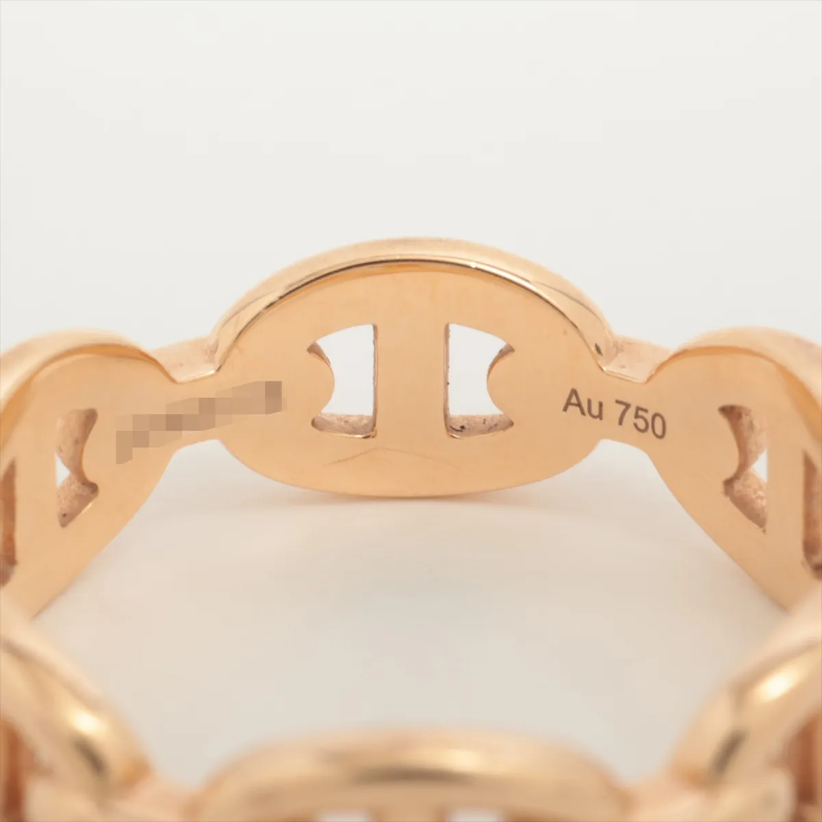 Chaine d'Ancre Enchainée Ring, 750 (PG), 4.1g, Size 52, 23H645718, Metal wear. — view 3