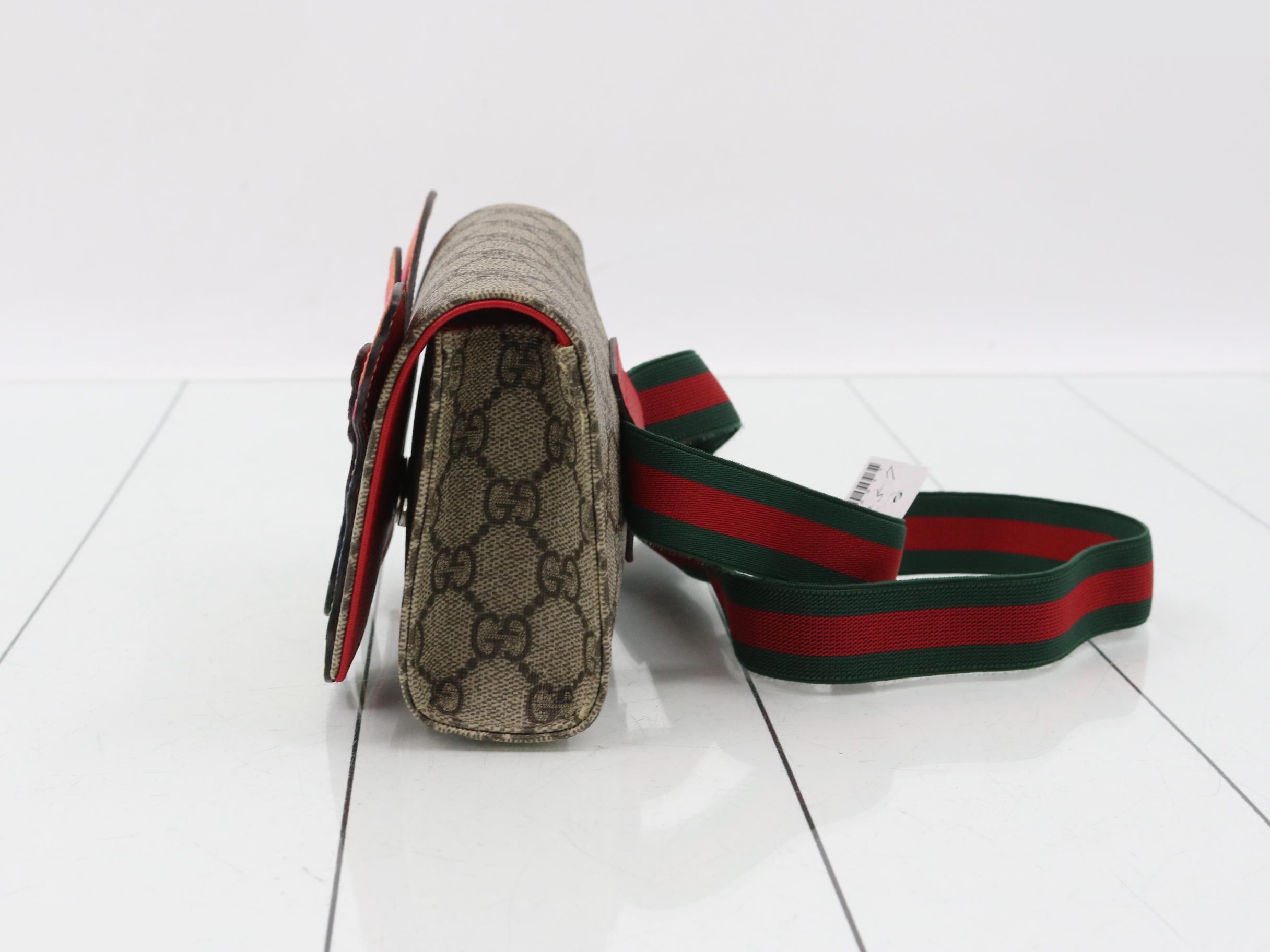GG Supreme Rainbow Butterfly Waist Bag — view 3