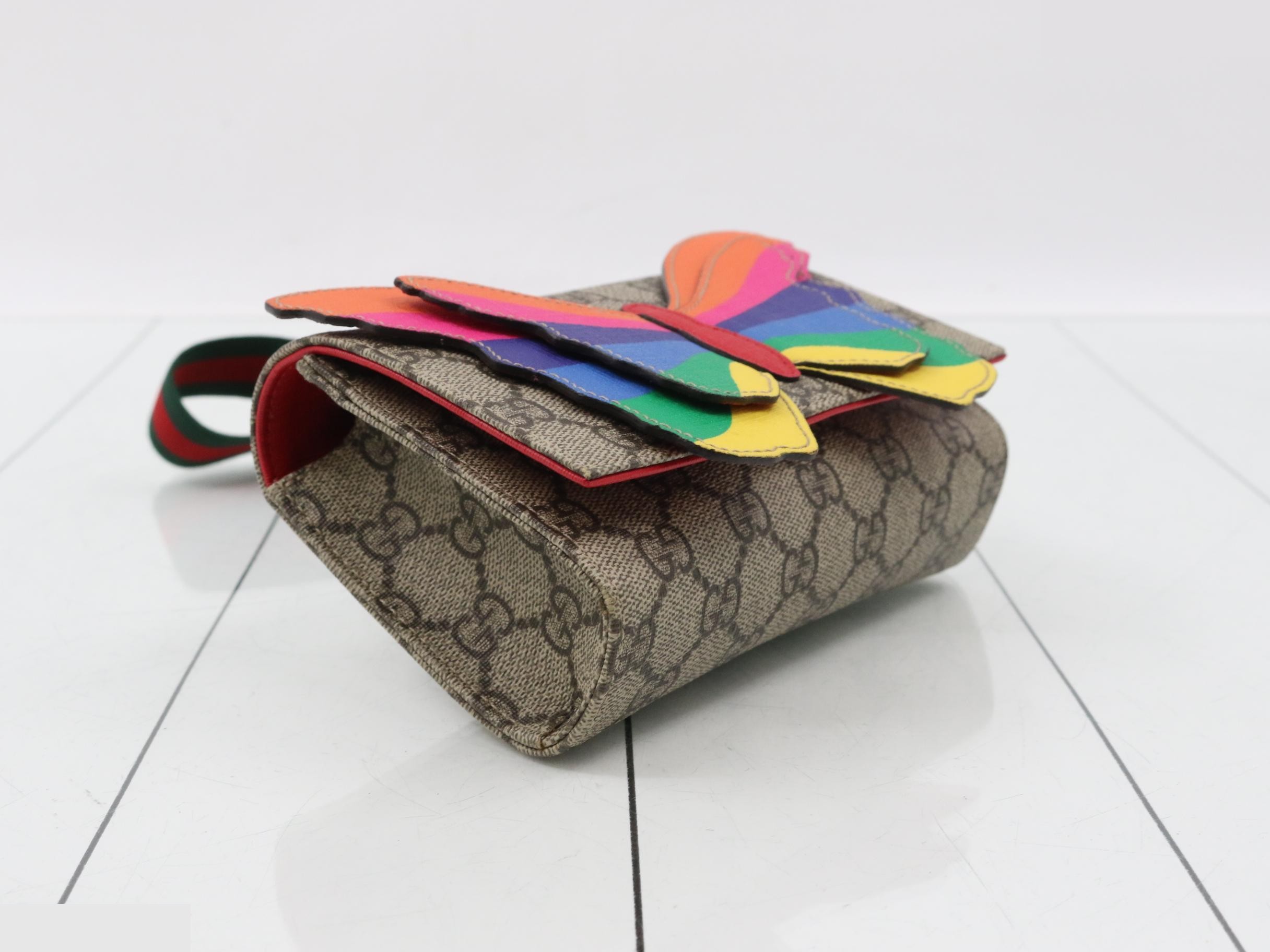 GG Supreme Rainbow Butterfly Waist Bag — view 5