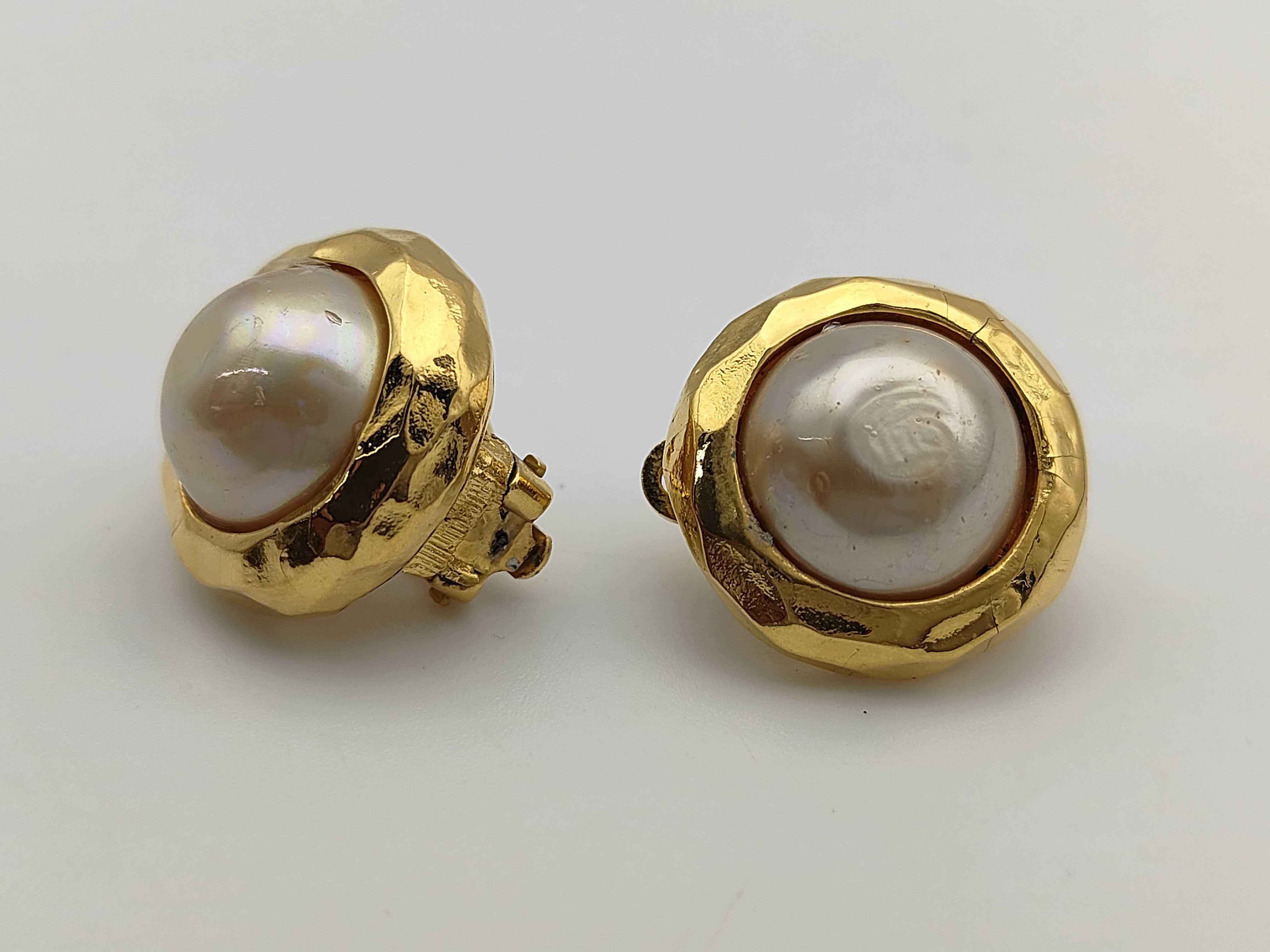 Pearl Earrings Brooch — view 3
