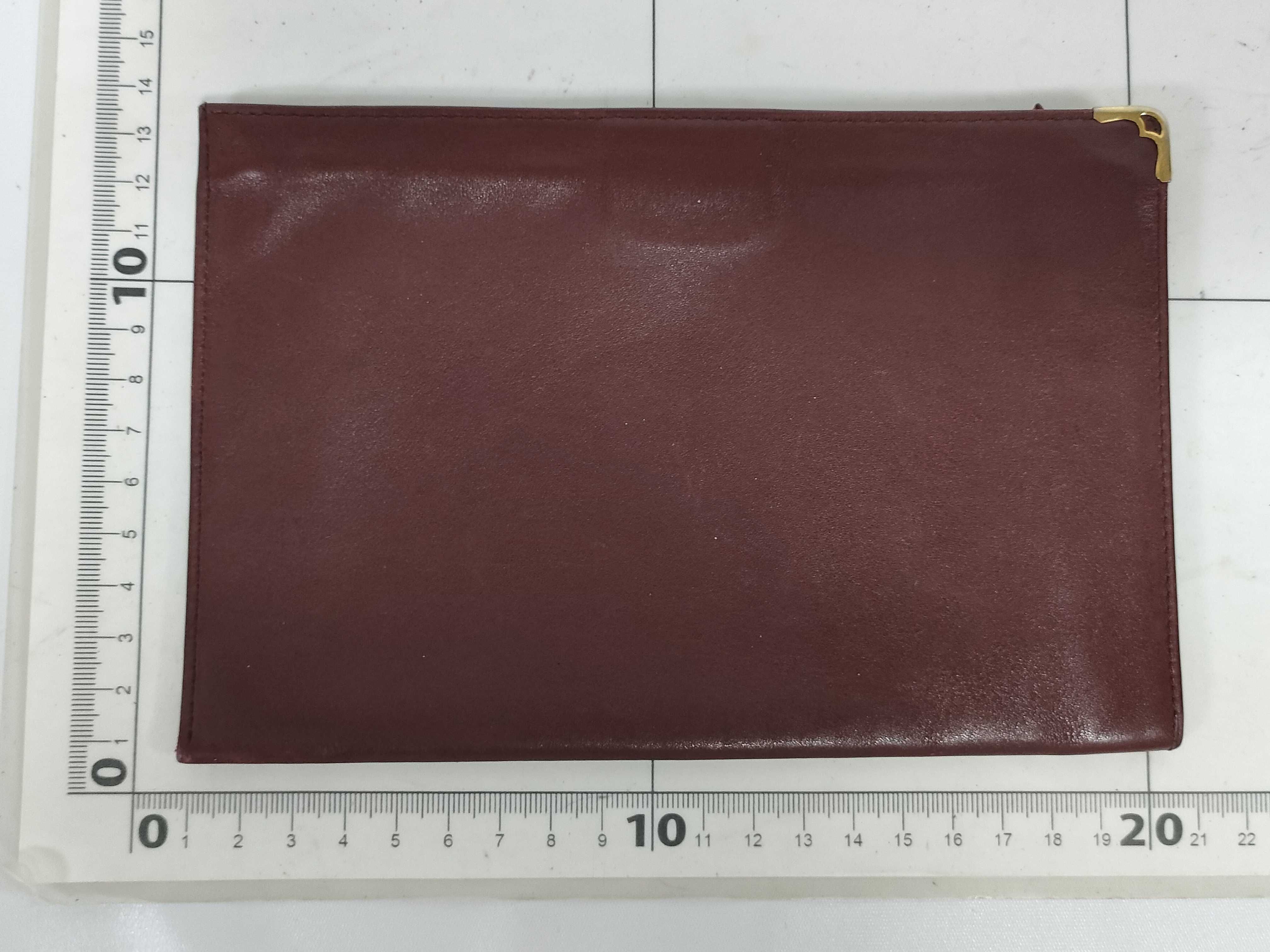 Must Bordeaux Leather Pouch — view 2