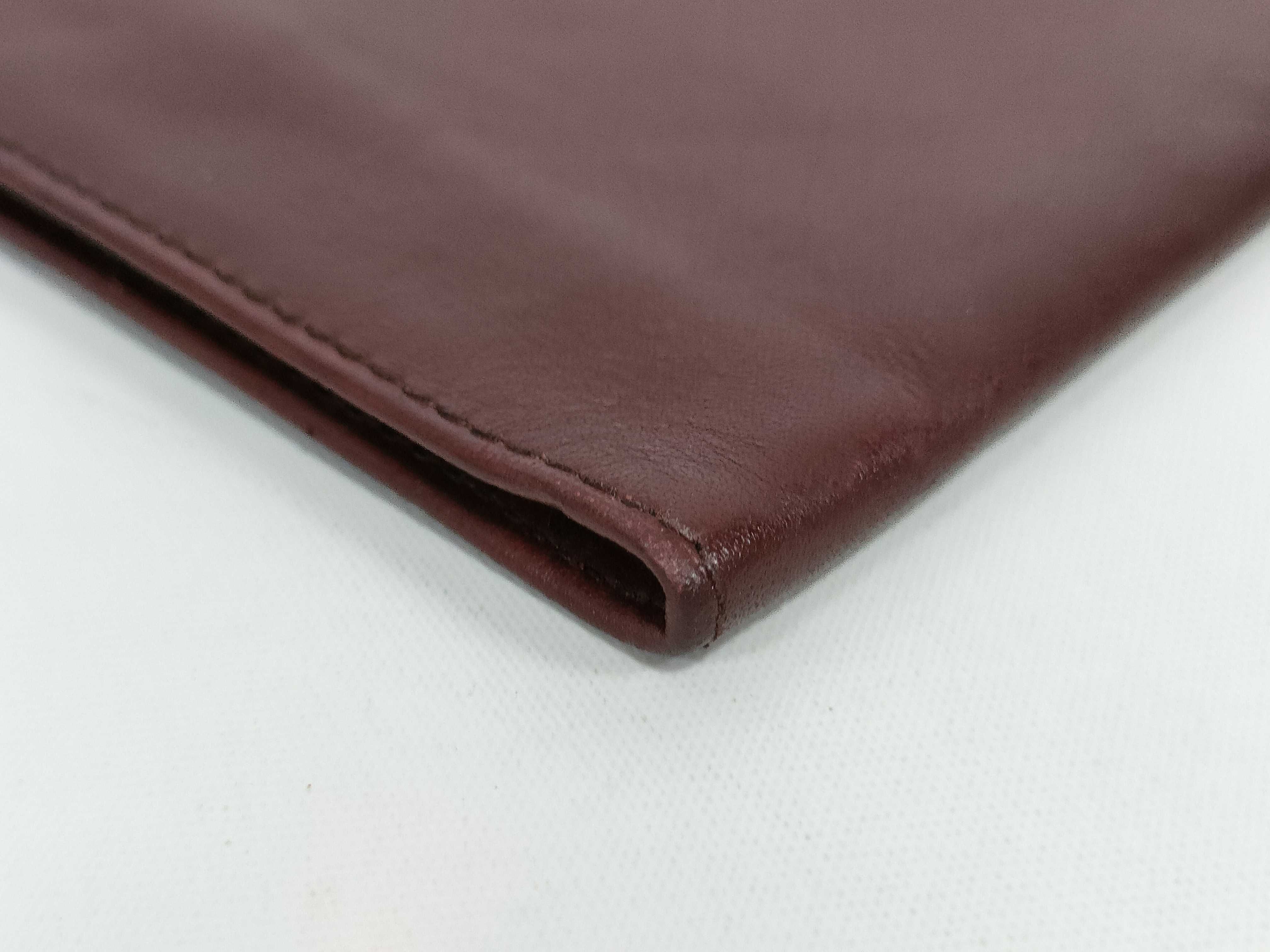 Must Bordeaux Leather Pouch — view 3
