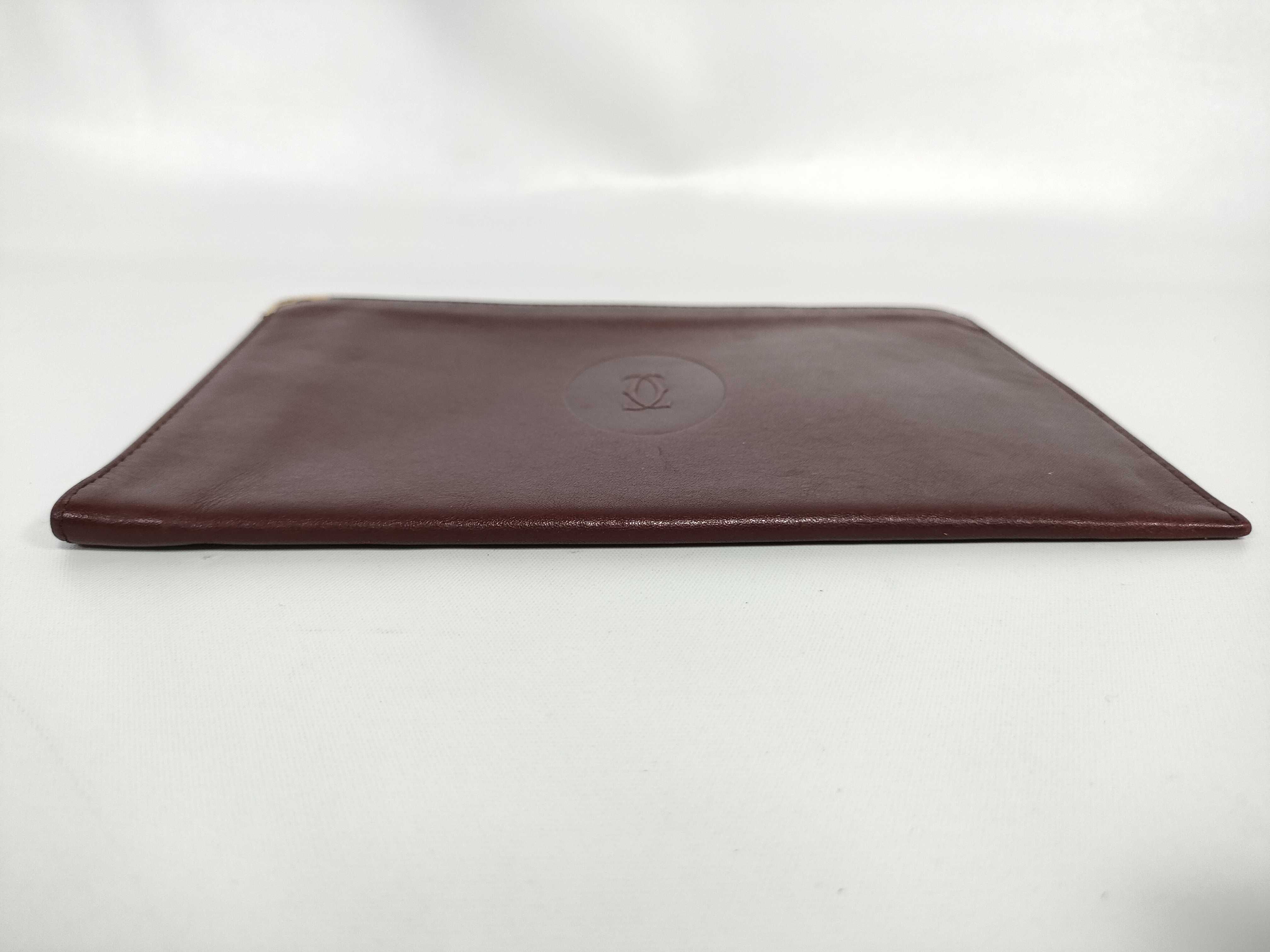 Must Bordeaux Leather Pouch — view 4