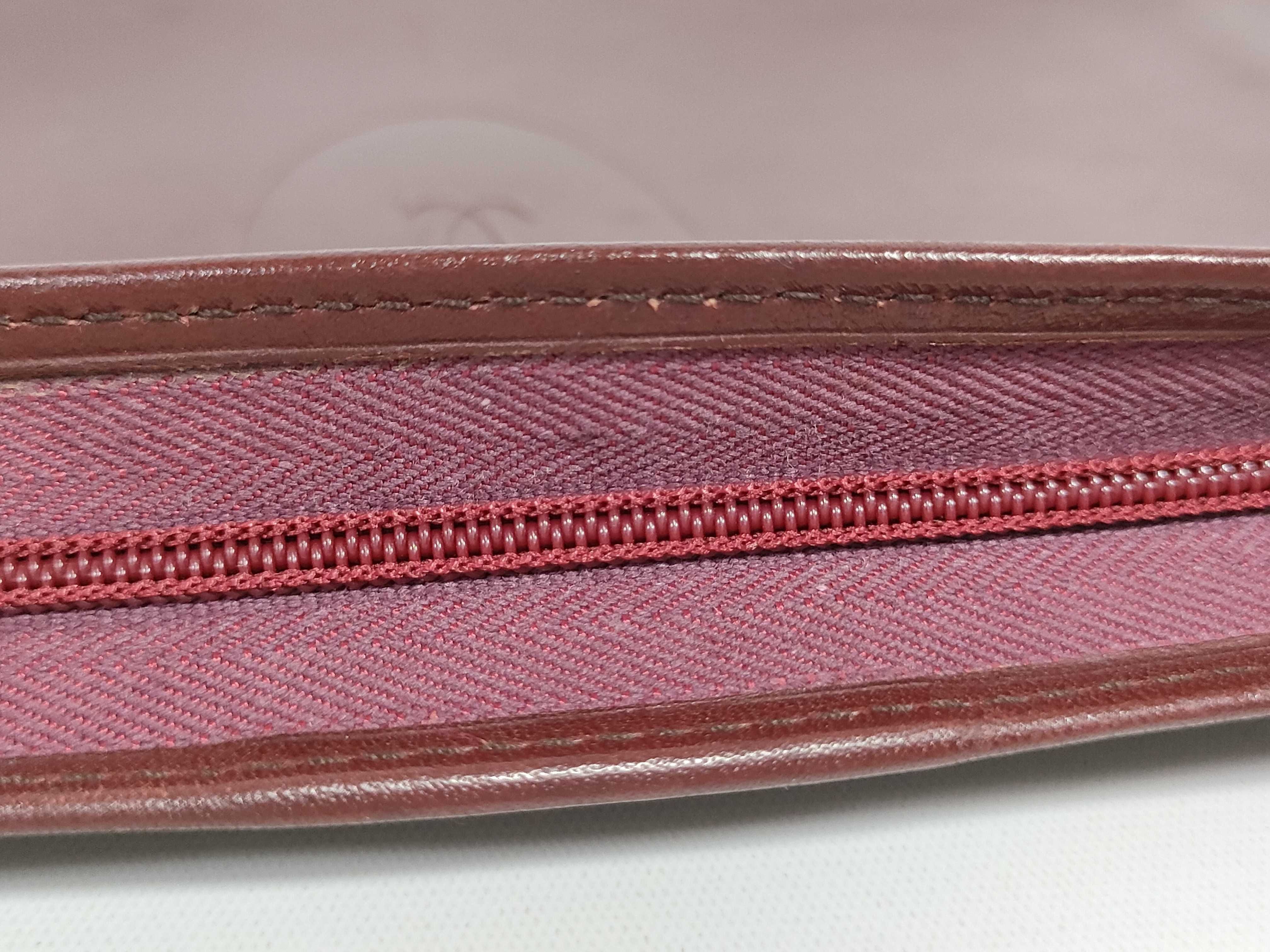 Must Bordeaux Leather Pouch — view 5