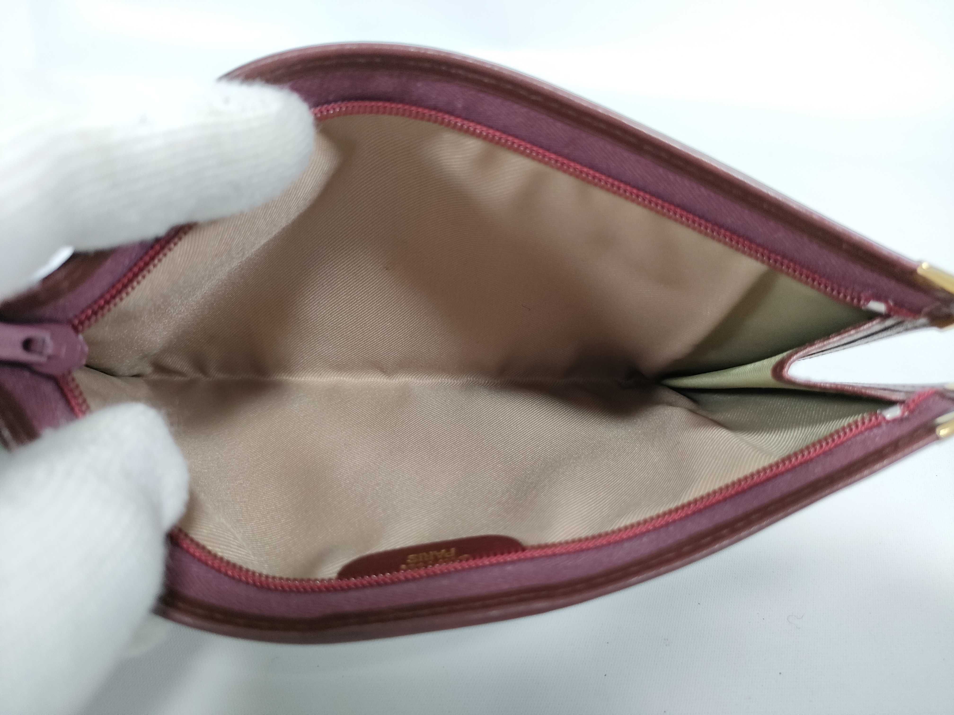 Must Bordeaux Leather Pouch — view 7