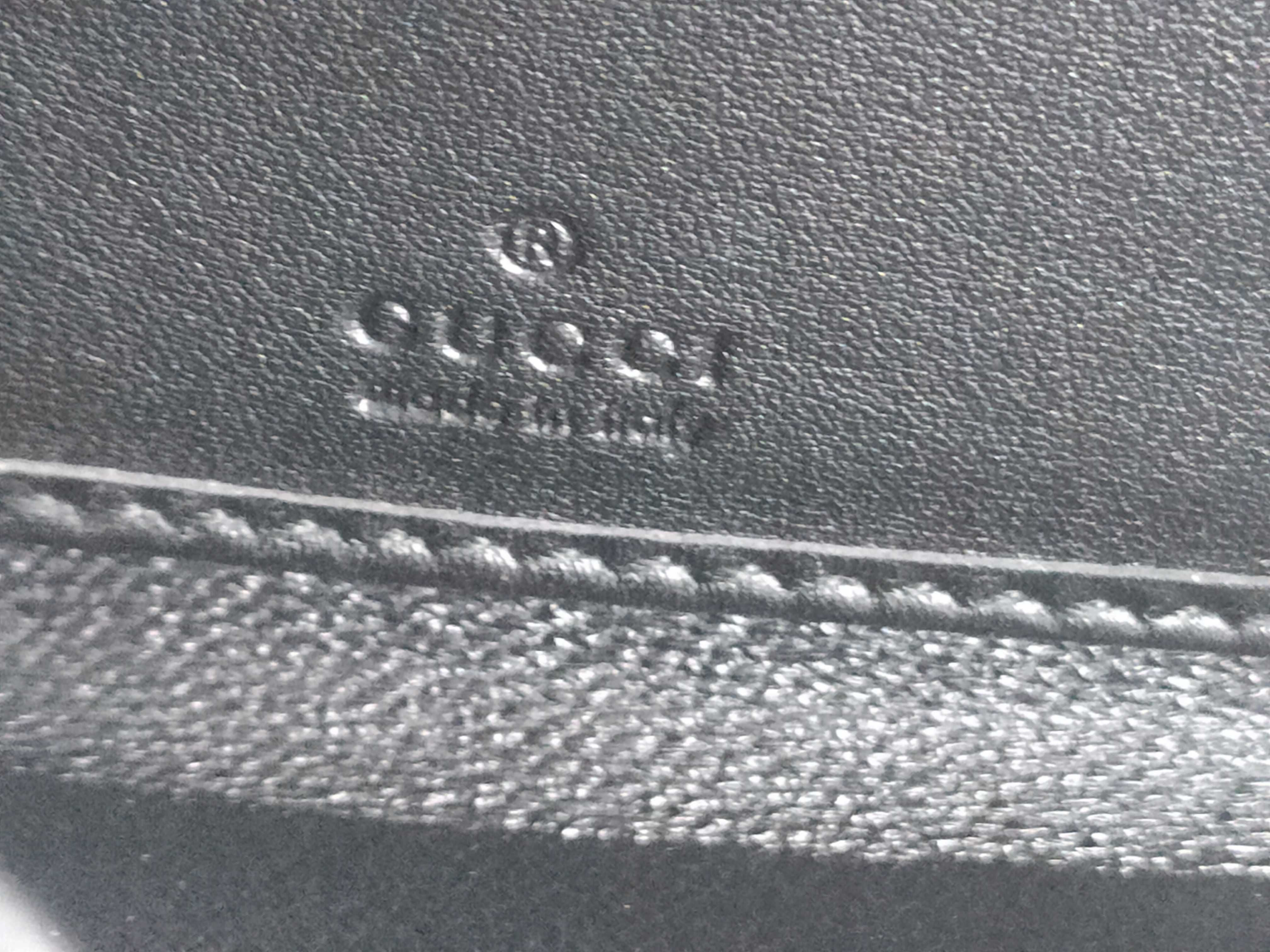 Guccissima Sukey Leather Round Long Wallet Black Serial Number — view 11