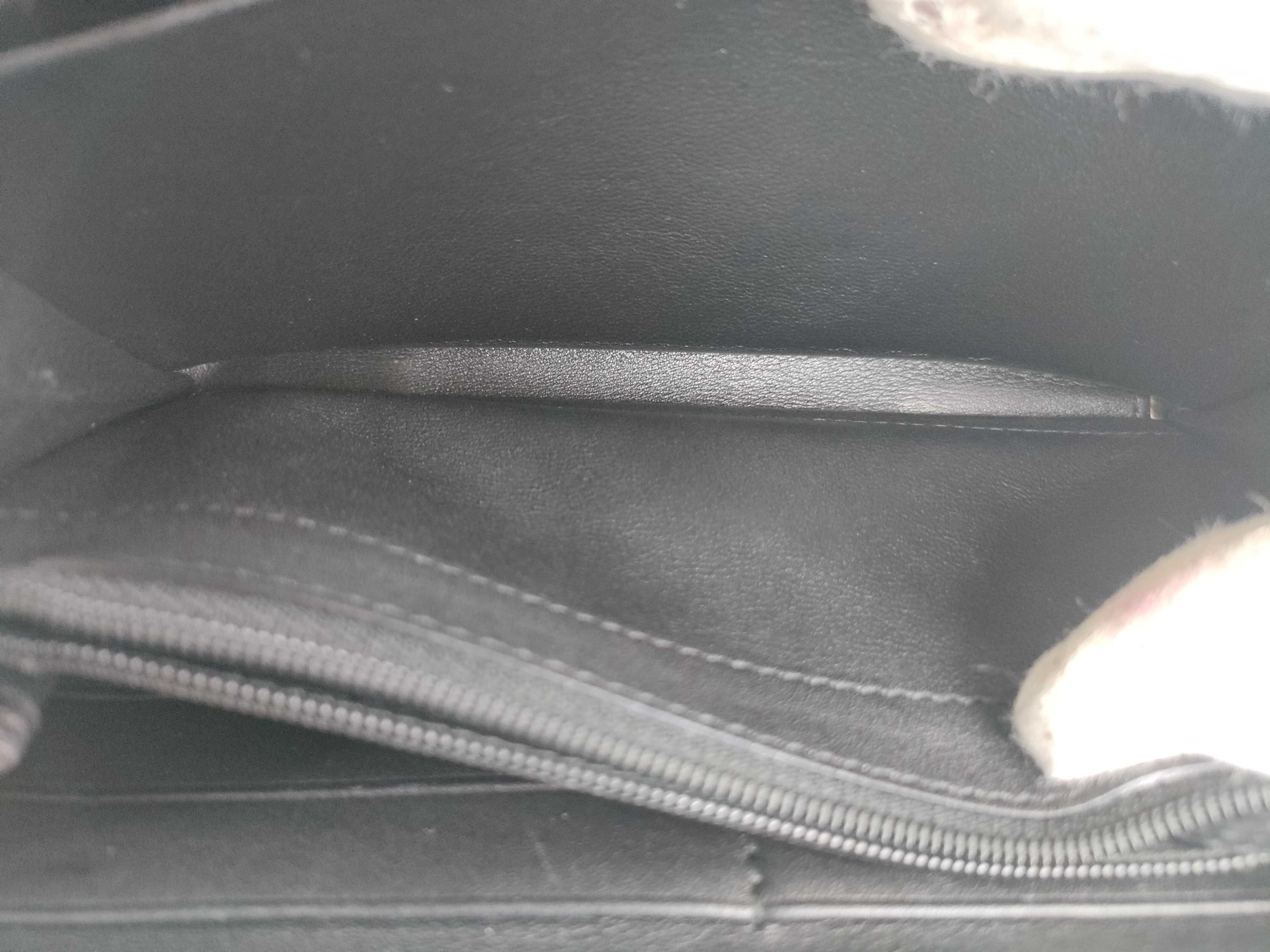 Guccissima Sukey Leather Round Long Wallet Black Serial Number — view 10