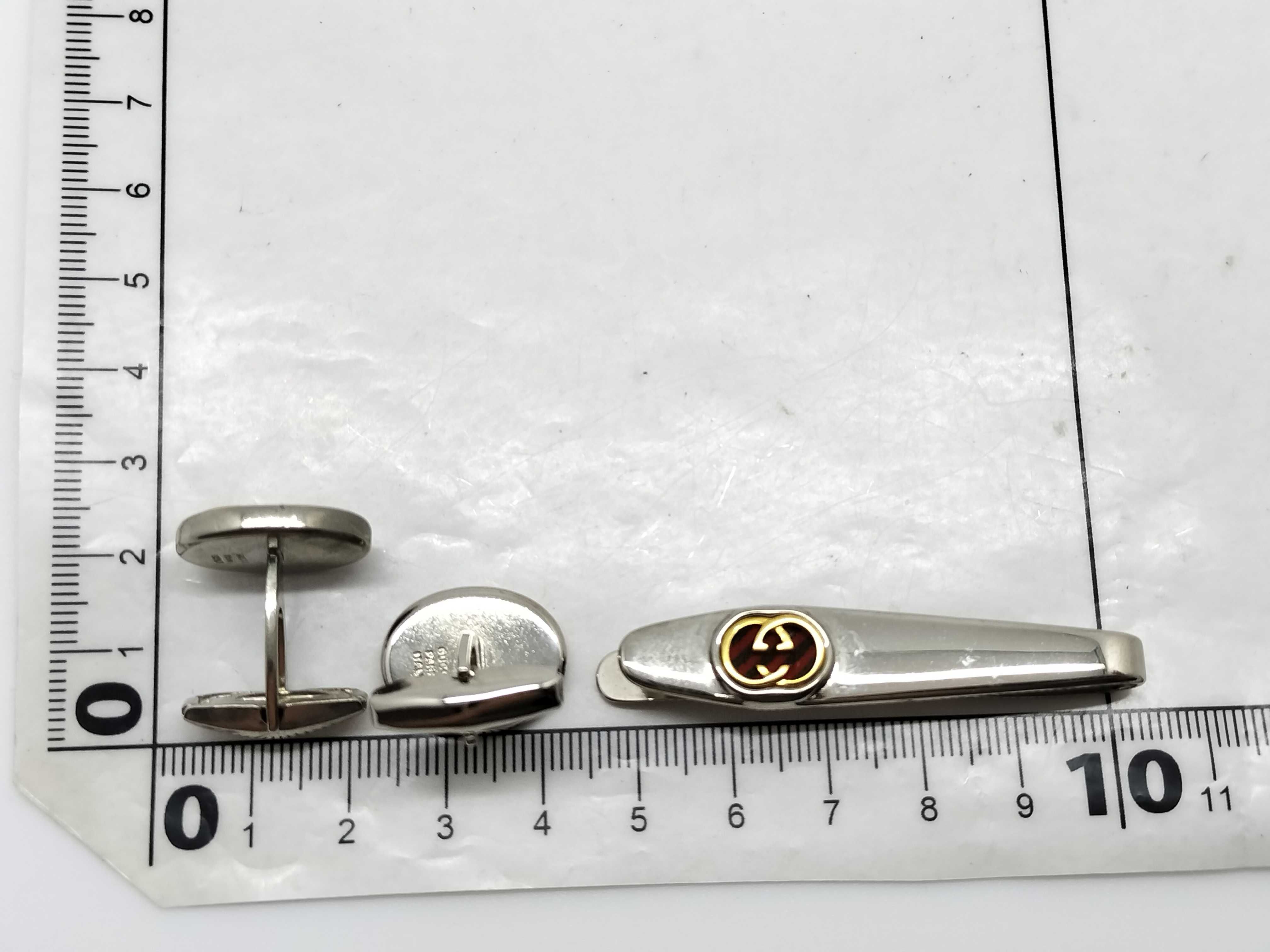 Interlocking Cufflinks/Tie Pin Set (Tie Pin & Cufflinks) — view 9