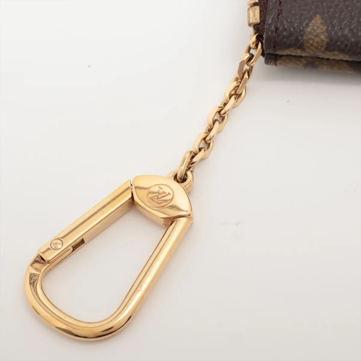 Monogram Pochette Clé M62650 CA0062 Brown Coin Case — view 5