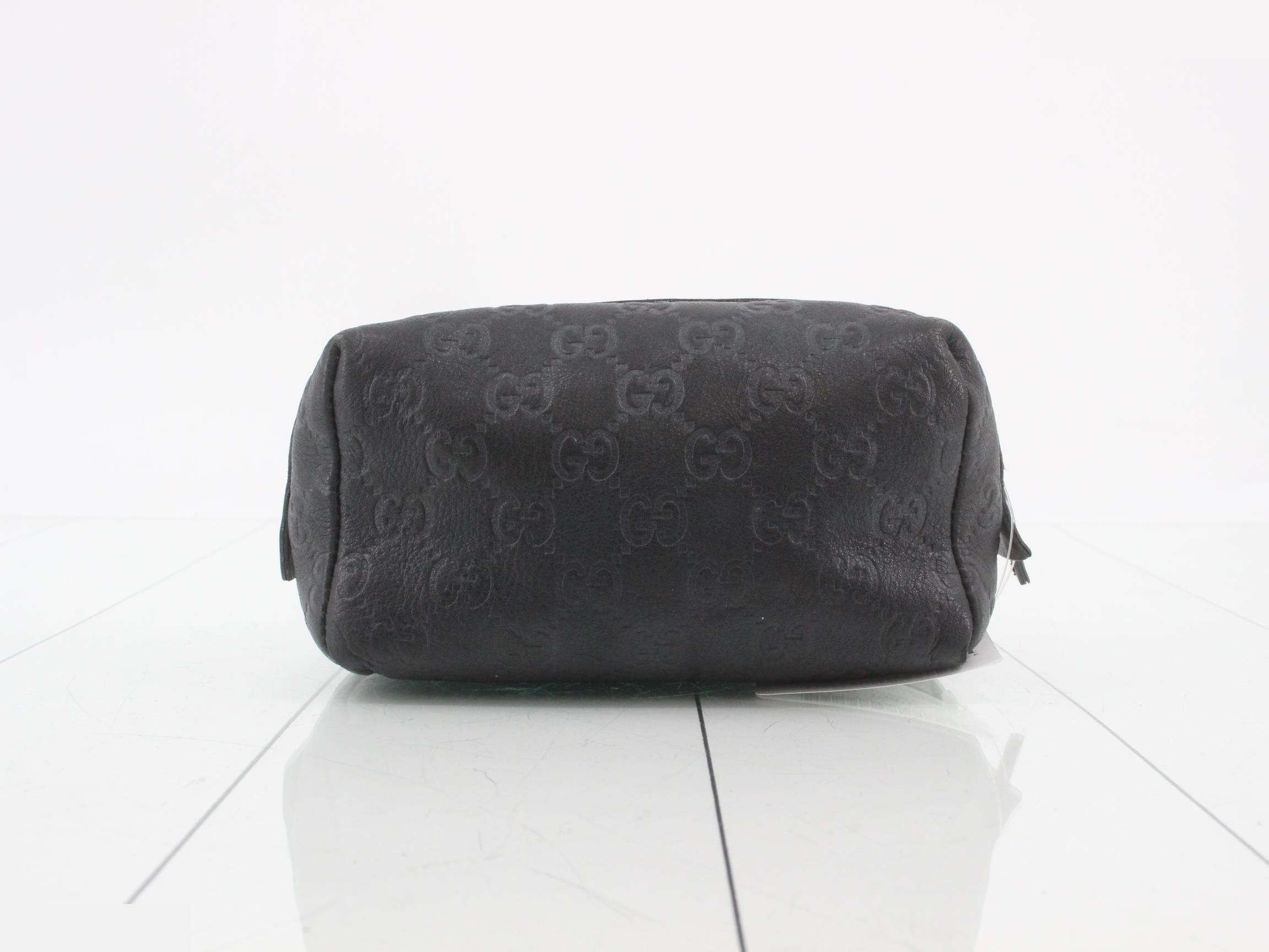 Guccissima Cosmetic Pouch, Noir, 29595, 002058 — view 2