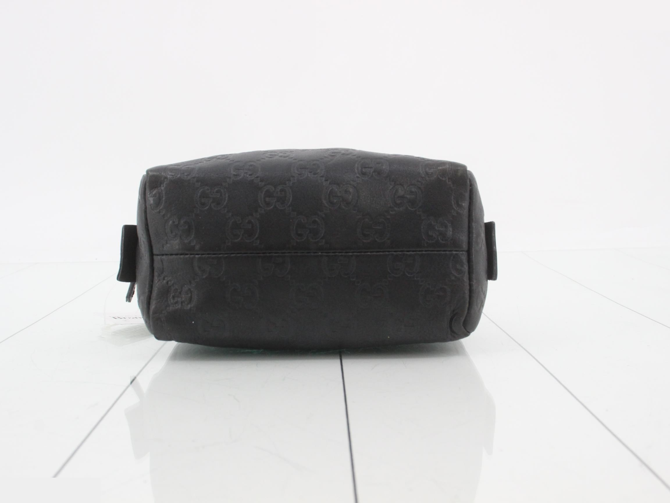 Guccissima Cosmetic Pouch, Noir, 29595, 002058 — view 3