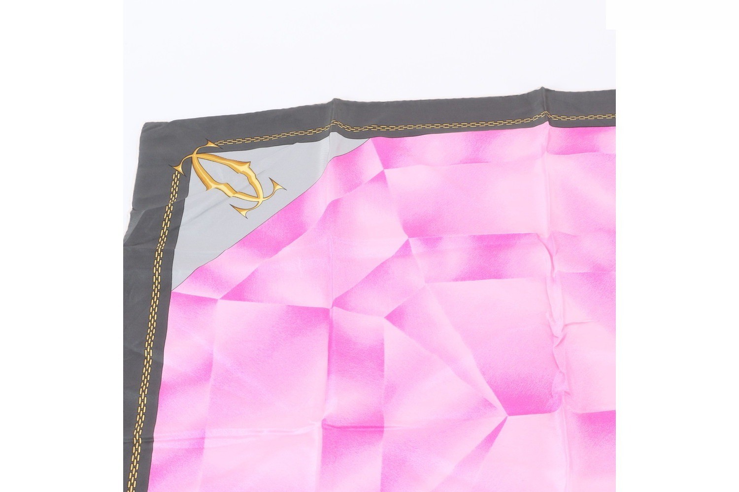 100% Silk Scarf with Tag — view 3