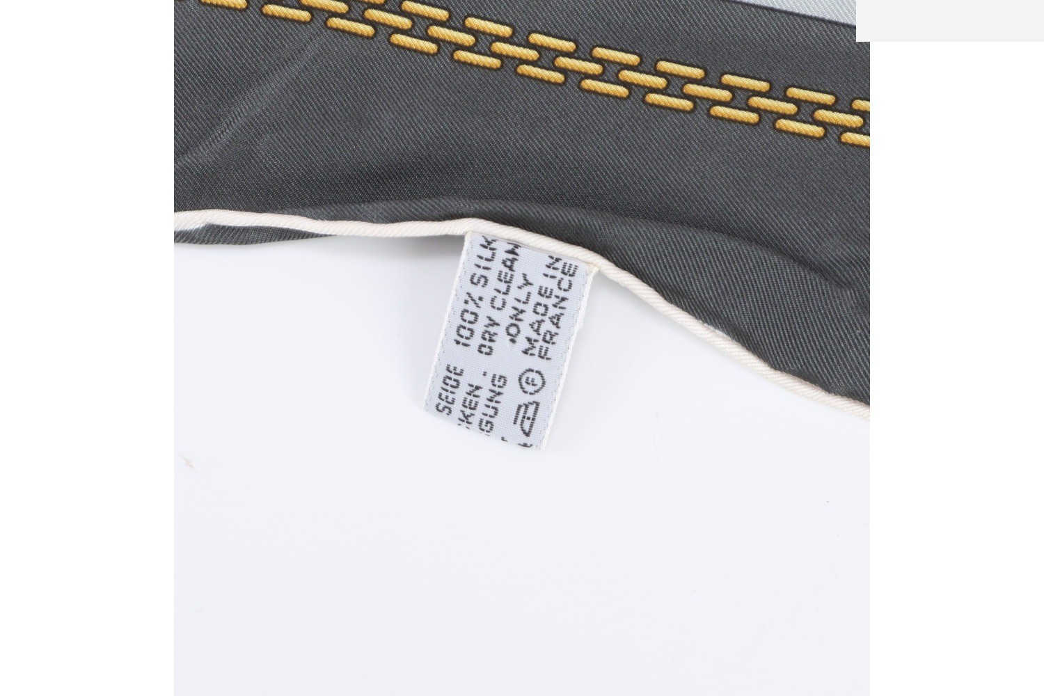100% Silk Scarf with Tag — view 7