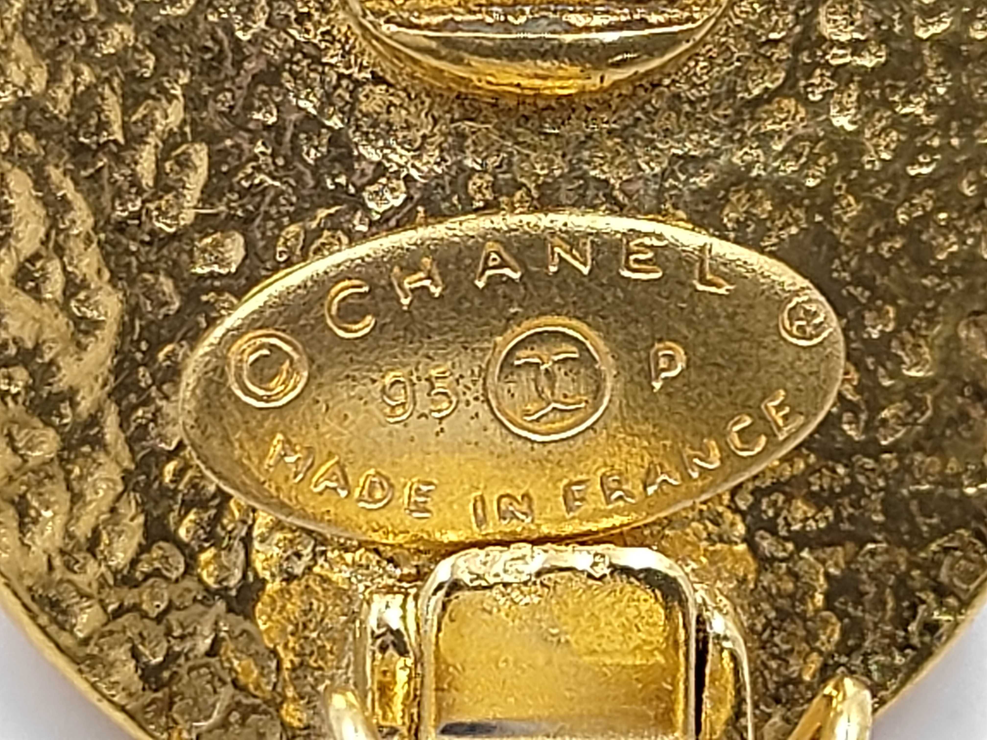 Coco Mark Gold Earrings — view 5