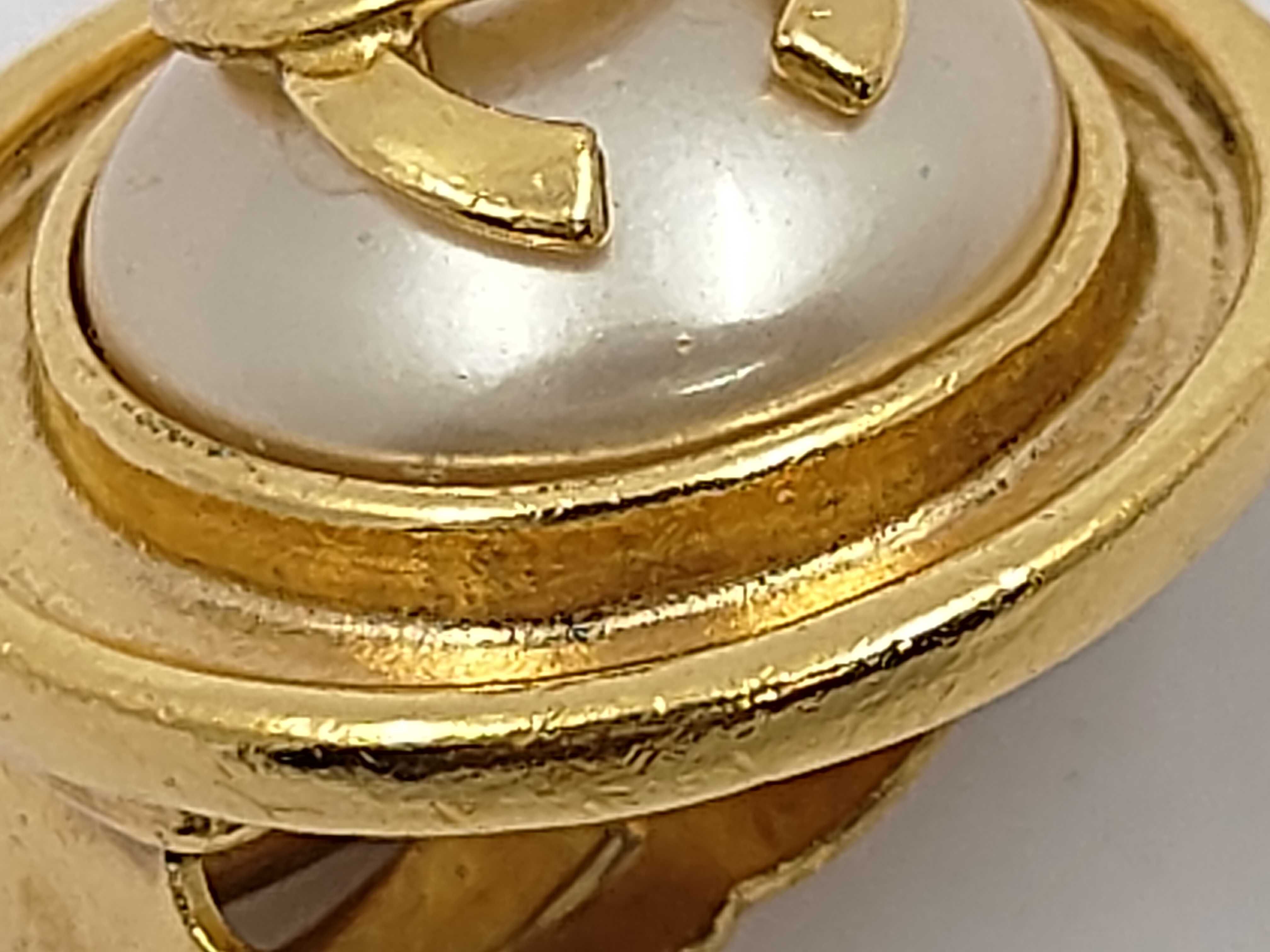 Coco Mark Gold Earrings — view 7