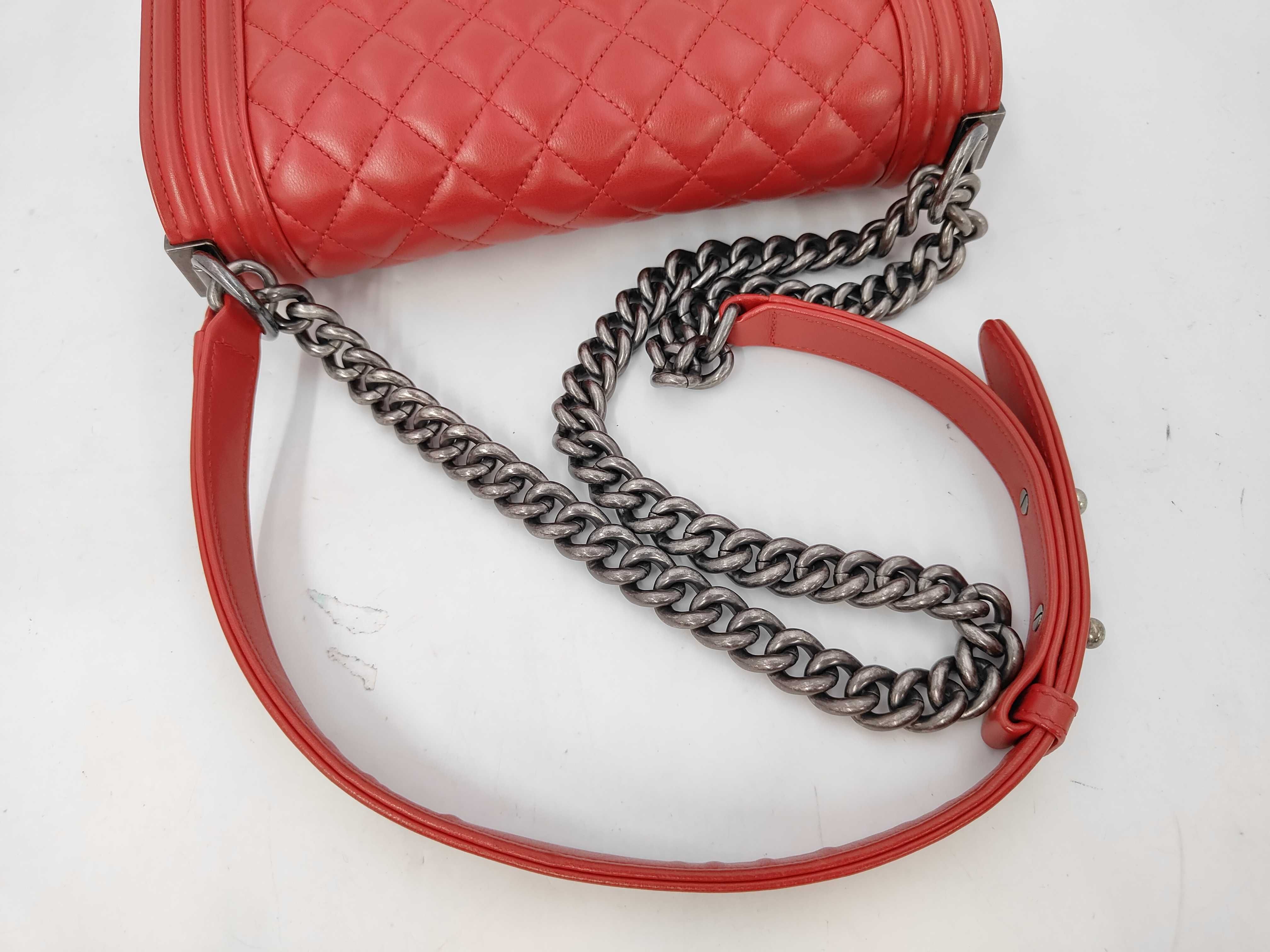 Boy Chanel Matelassé Chain Shoulder Bag (with seal and card) — view 5