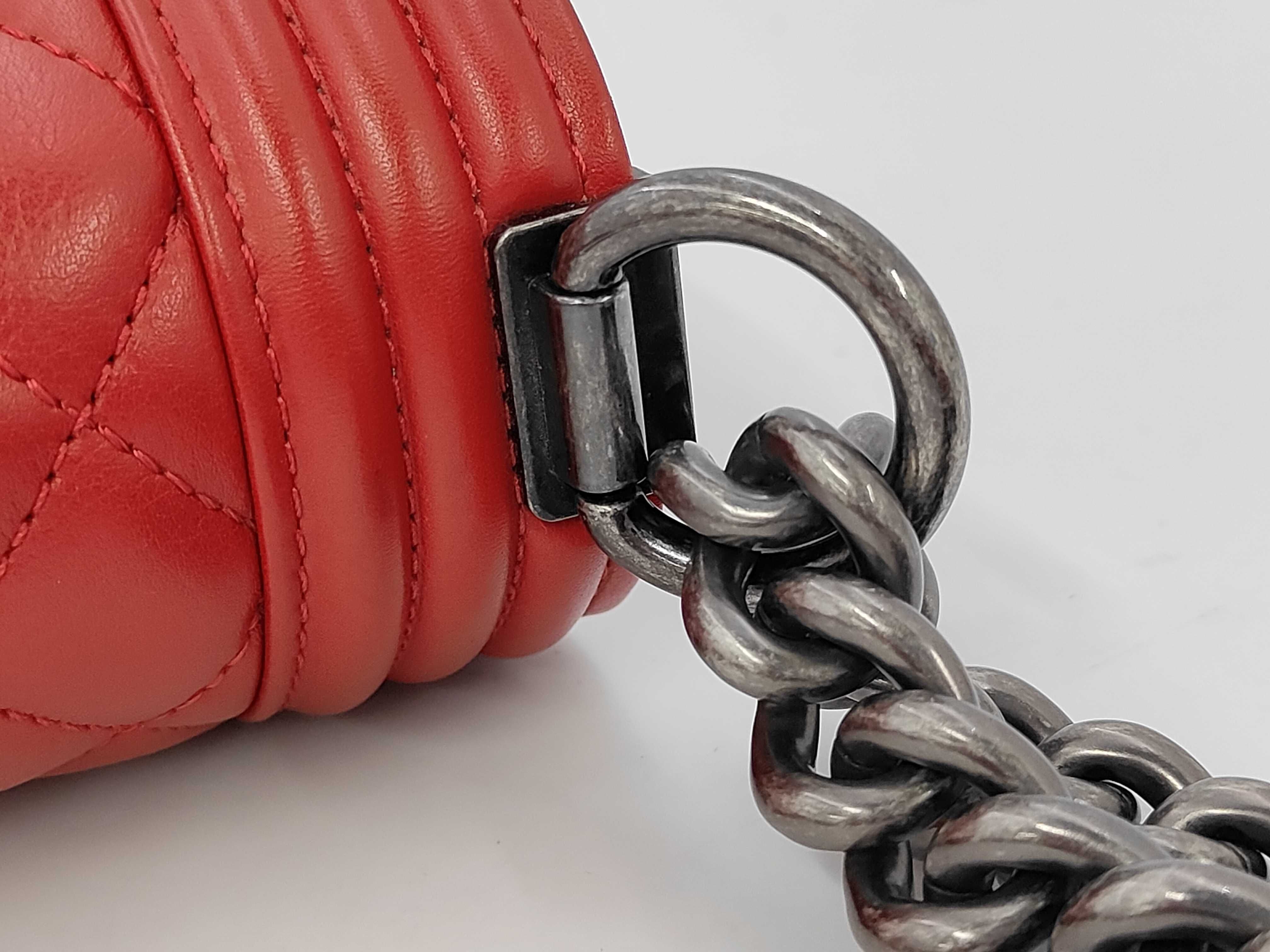 Boy Chanel Matelassé Chain Shoulder Bag (with seal and card) — view 6