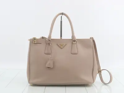 Galleria Pink Saffiano Leather